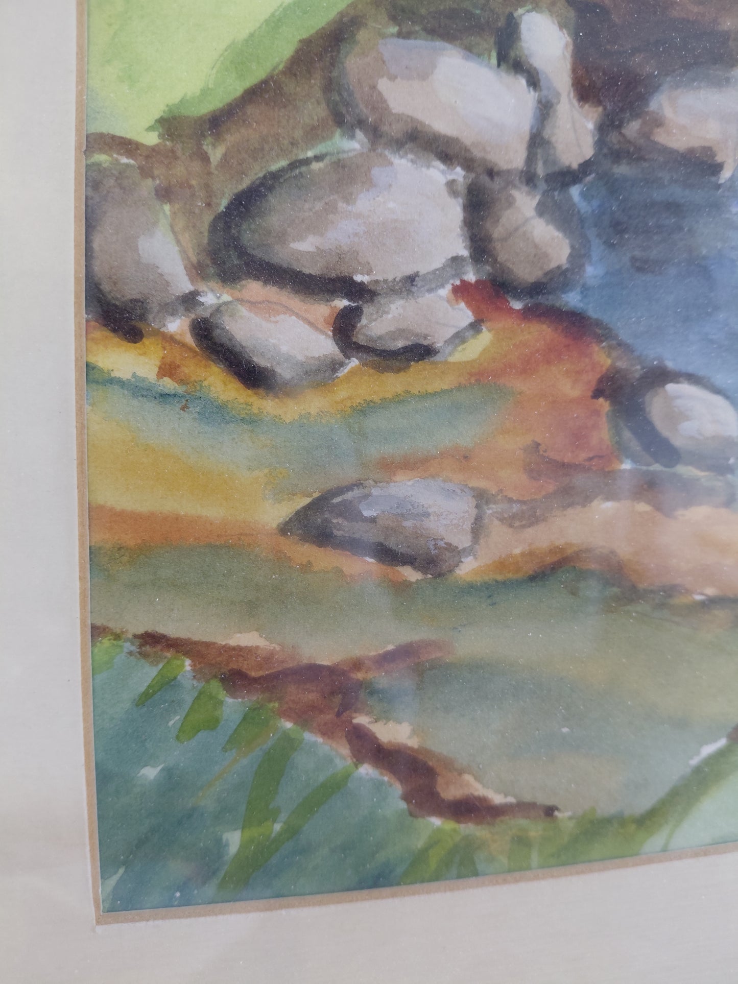 Vintage vatnslita málverk (1982), Ólafsson