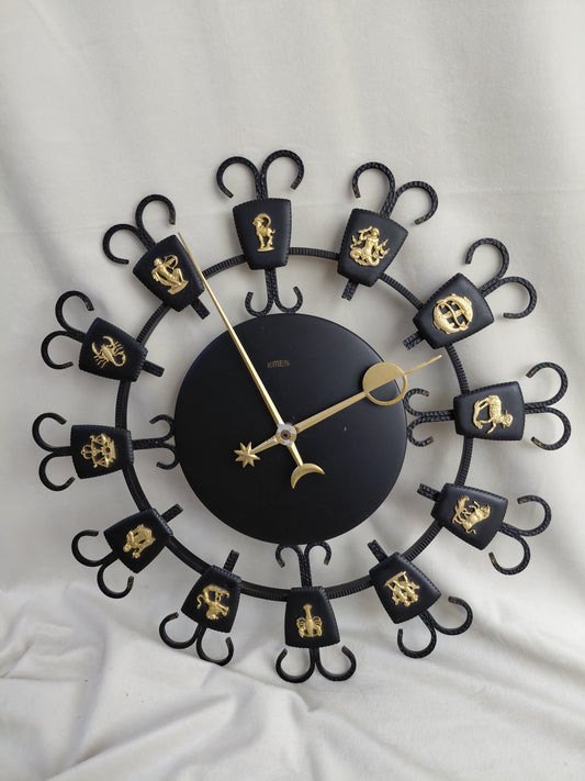 Vintage Zodiac veggklukka (1960s), Emes