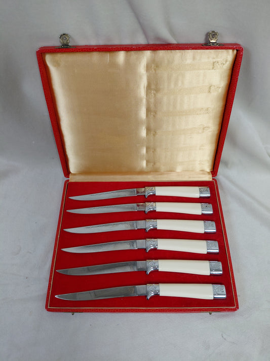 Vintager steikarhnífar (1950-1970), P. Wingen, Solingen Germany