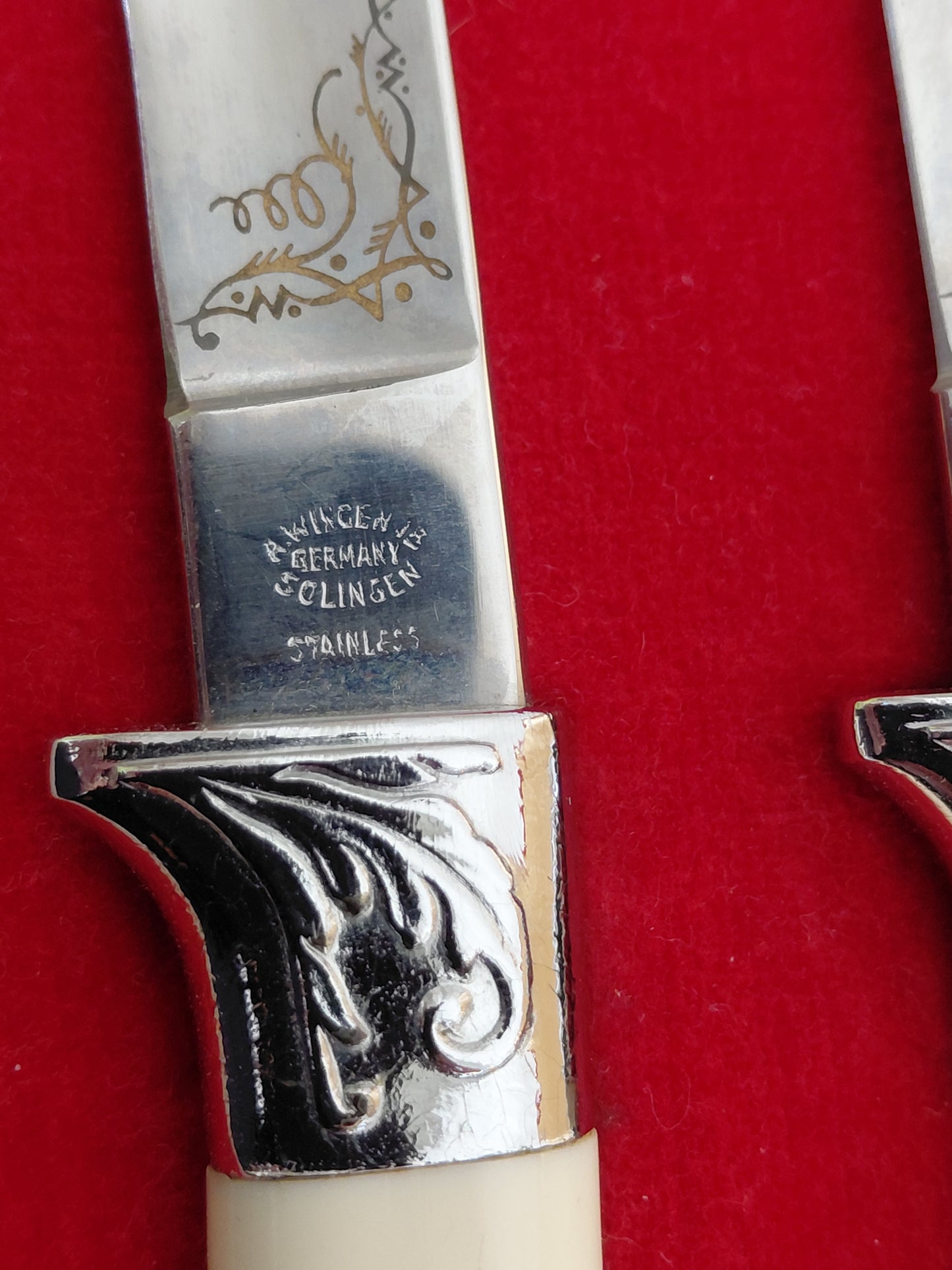 Vintager steikarhnífar (1950-1970), P. Wingen, Solingen Germany