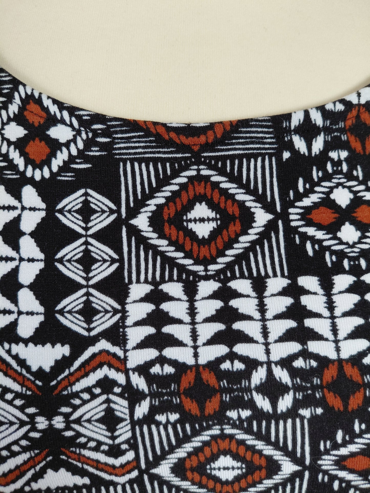 Síður sumarkjóll, strech, munstraður, EUR 36, F&F
