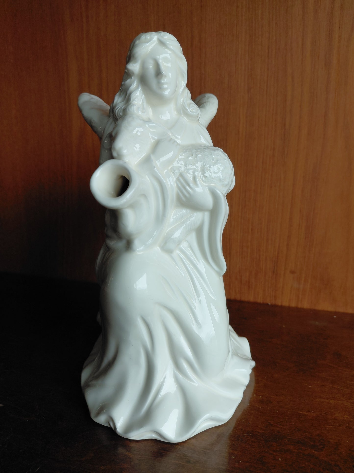 Vintage engla keramik kanna (1990s) - H23 cm, JC Penney