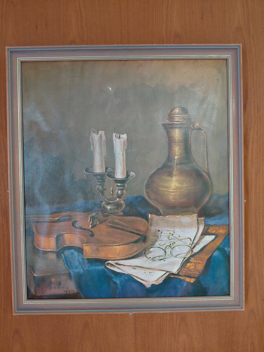 Canvas prentun af fiðlu, Heinrich Rudolf-Ulbricht