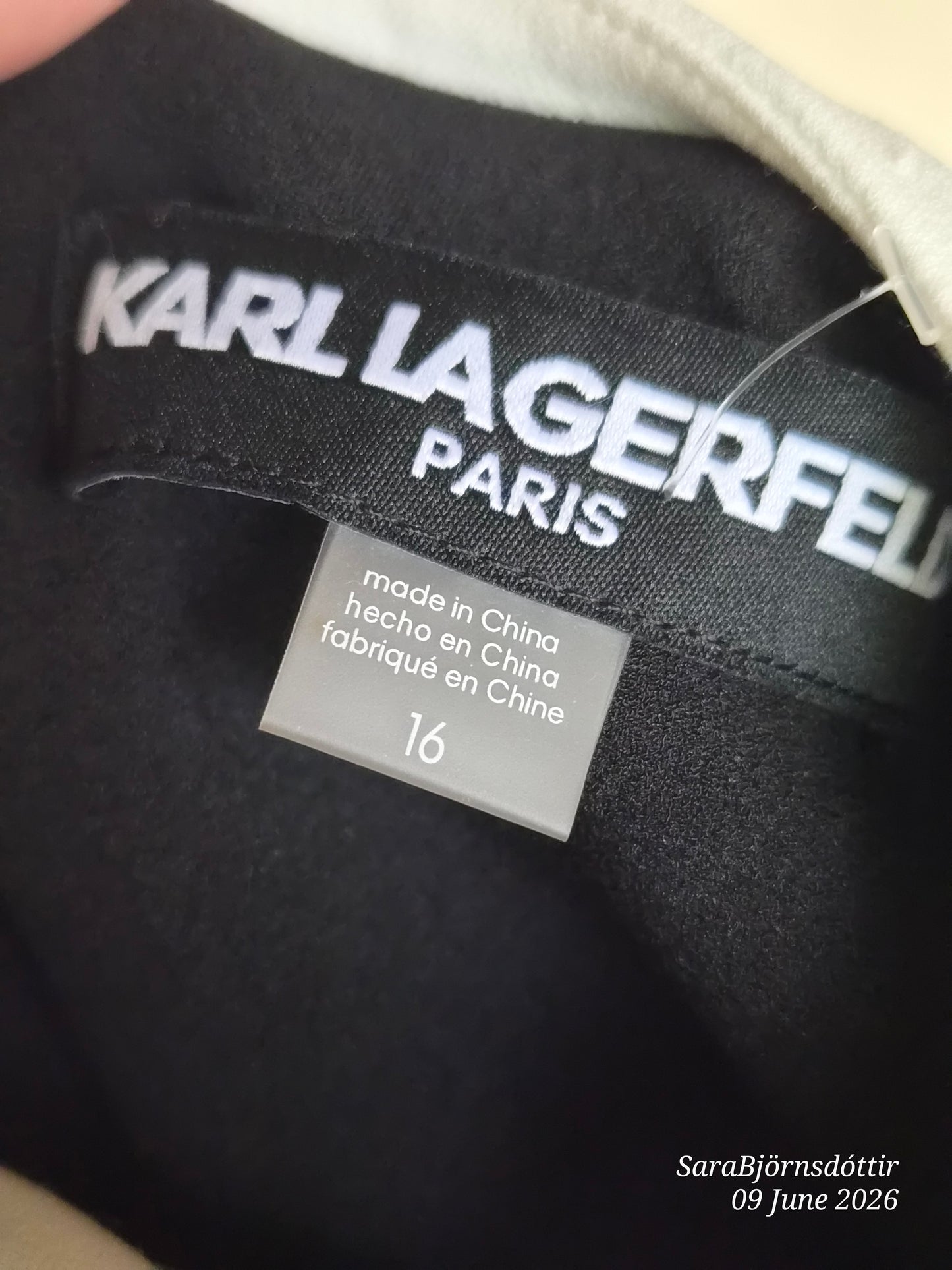 Klassískur kjóll A-snið, EUR 46, Karl Lagerfeld Paris