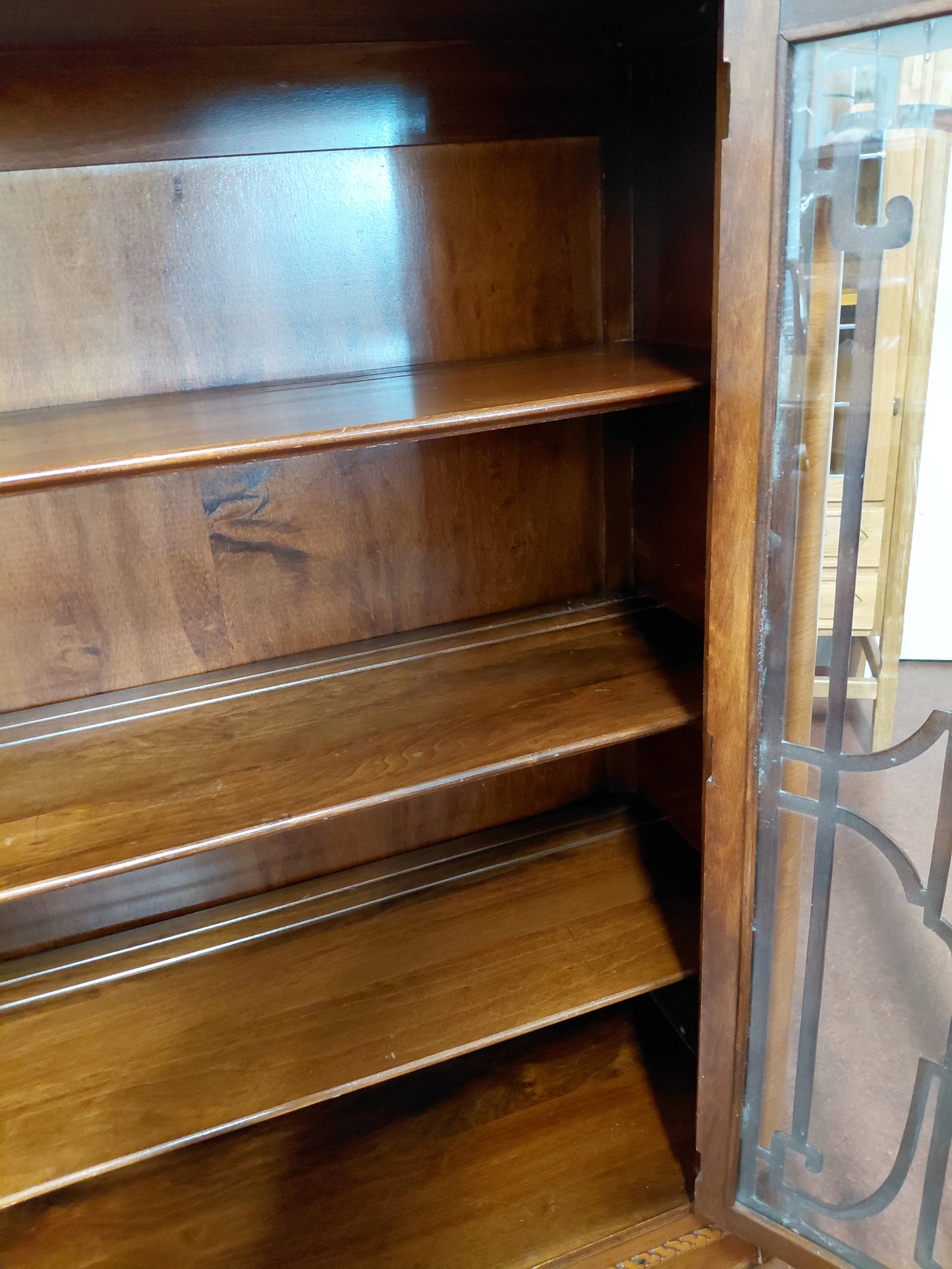 Vintage bóka glerskápur art deco (1960 eða eldri)