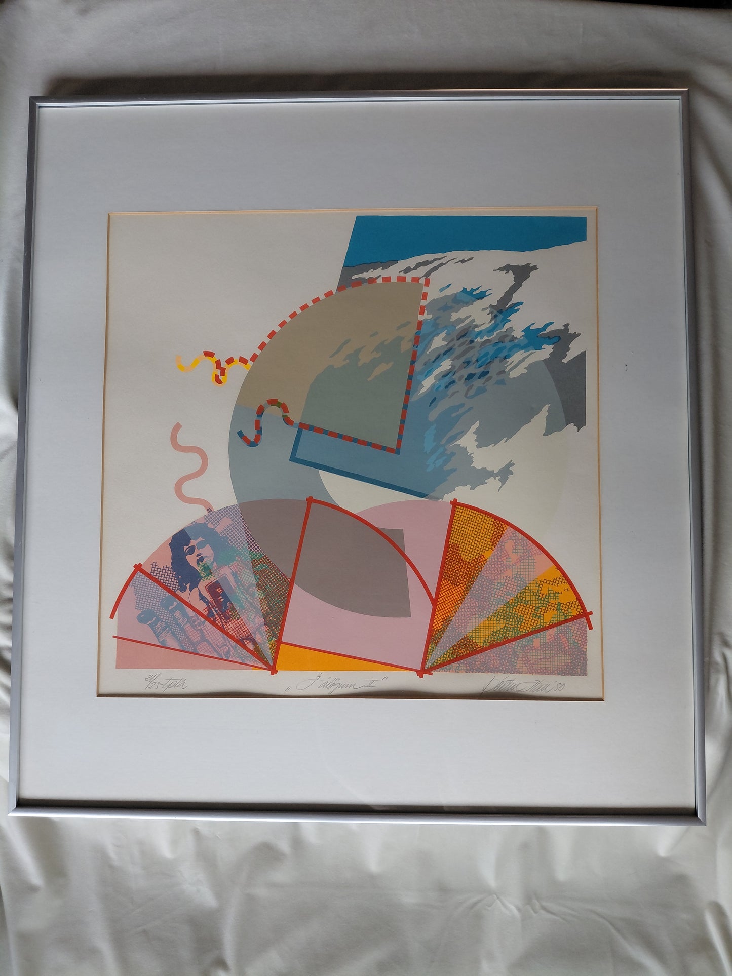 Í álögum II, litgrafík/silkiprent 21/25 (1980), Þórður Hall