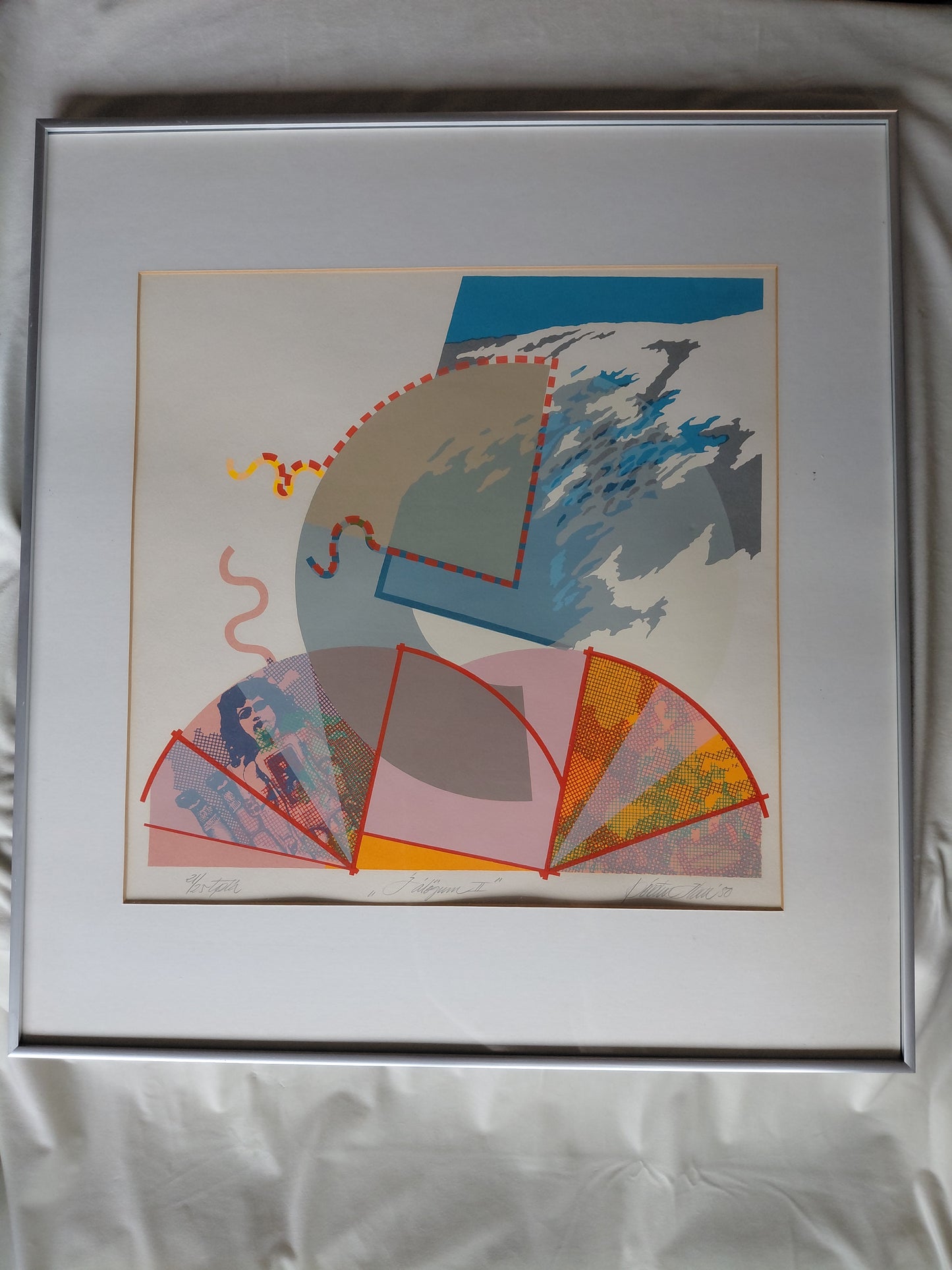 Í álögum II, litgrafík/silkiprent 21/25 (1980), Þórður Hall