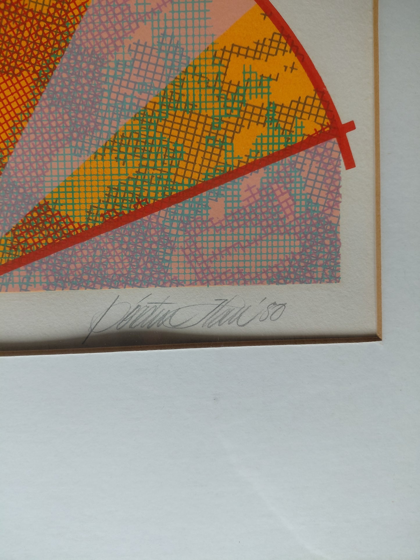 Í álögum II, litgrafík/silkiprent 21/25 (1980), Þórður Hall