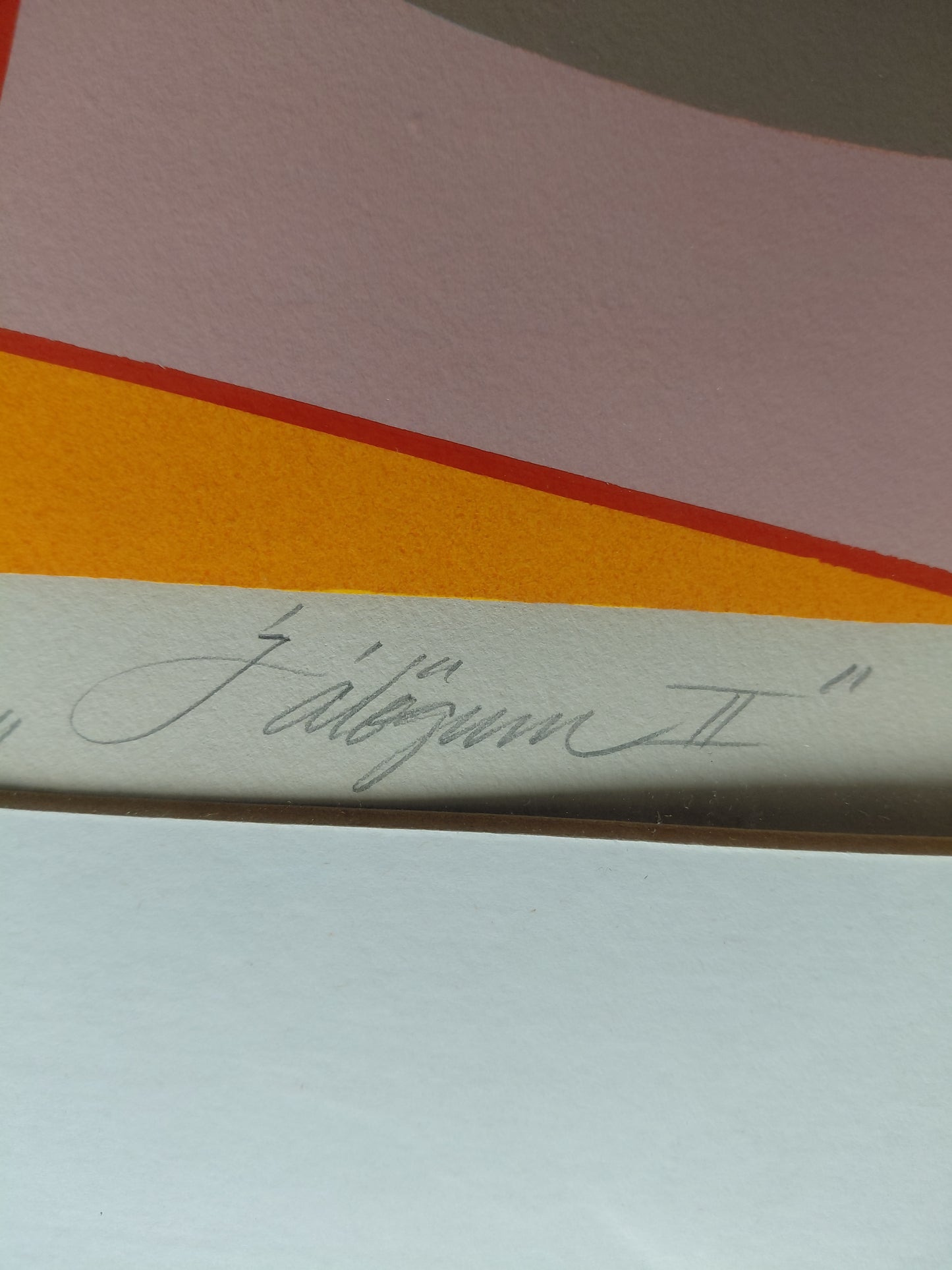 Í álögum II, litgrafík/silkiprent 21/25 (1980), Þórður Hall