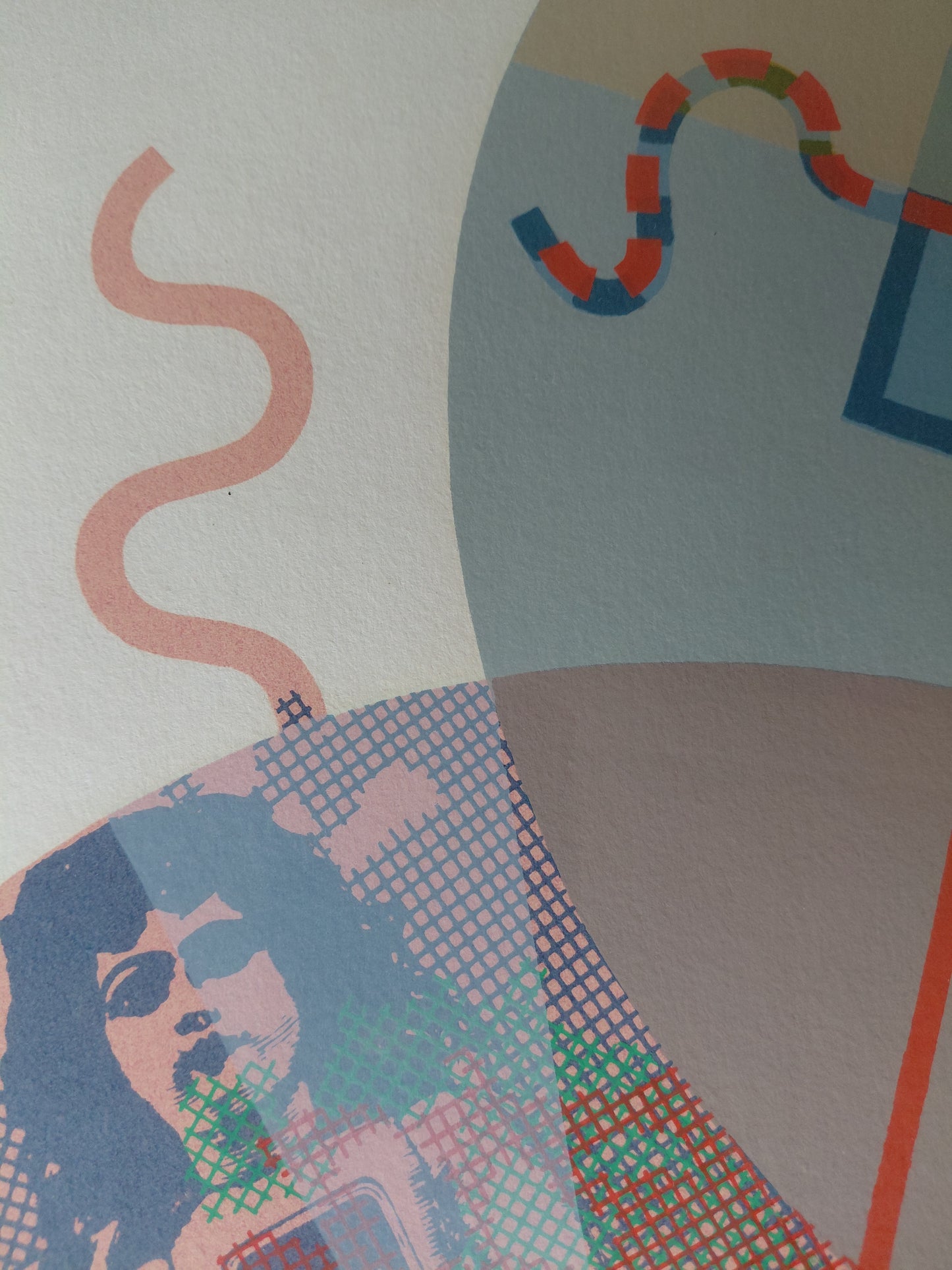 Í álögum II, litgrafík/silkiprent 21/25 (1980), Þórður Hall