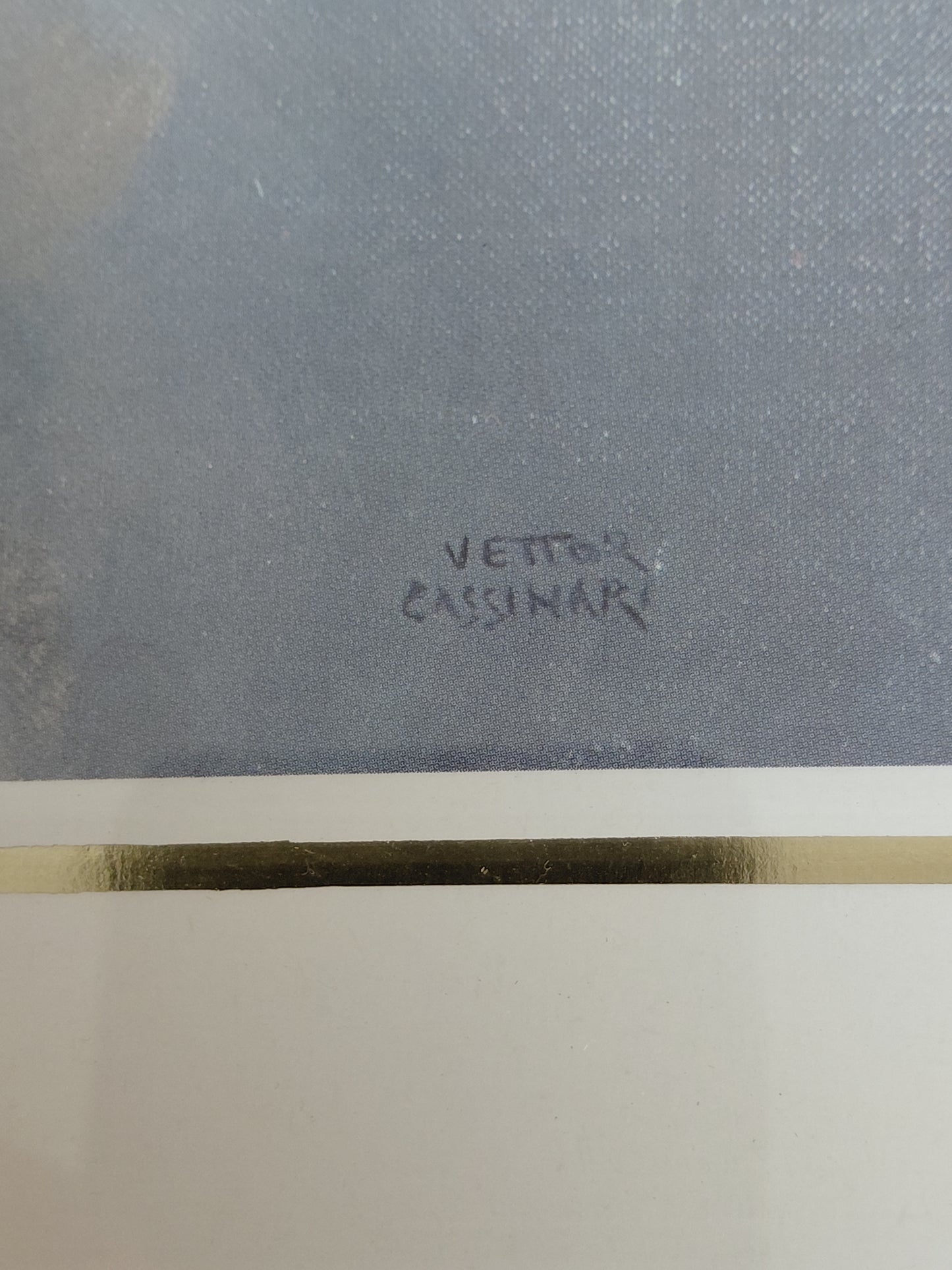 Litographie "Blái vasinn" ("Le Vase Bleu"), Marcello Cassinari Vettor