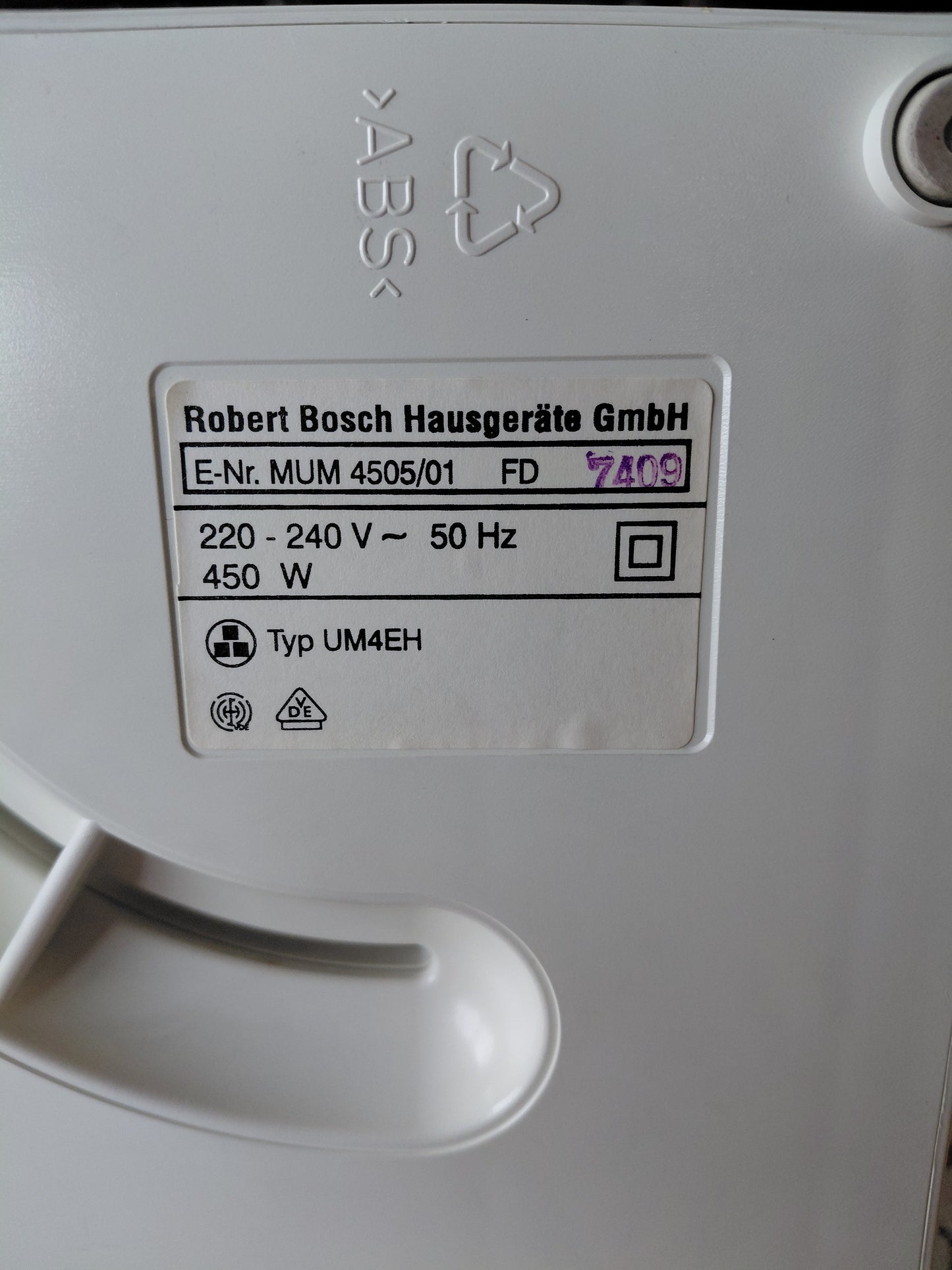 Bosch Family hrærivél, Bosch