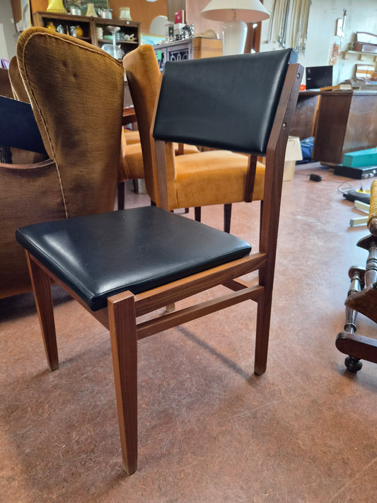 Vintage tekk borðstofustóll (1950-1960), Brødrene Sørheim Møbelfabrikk AS