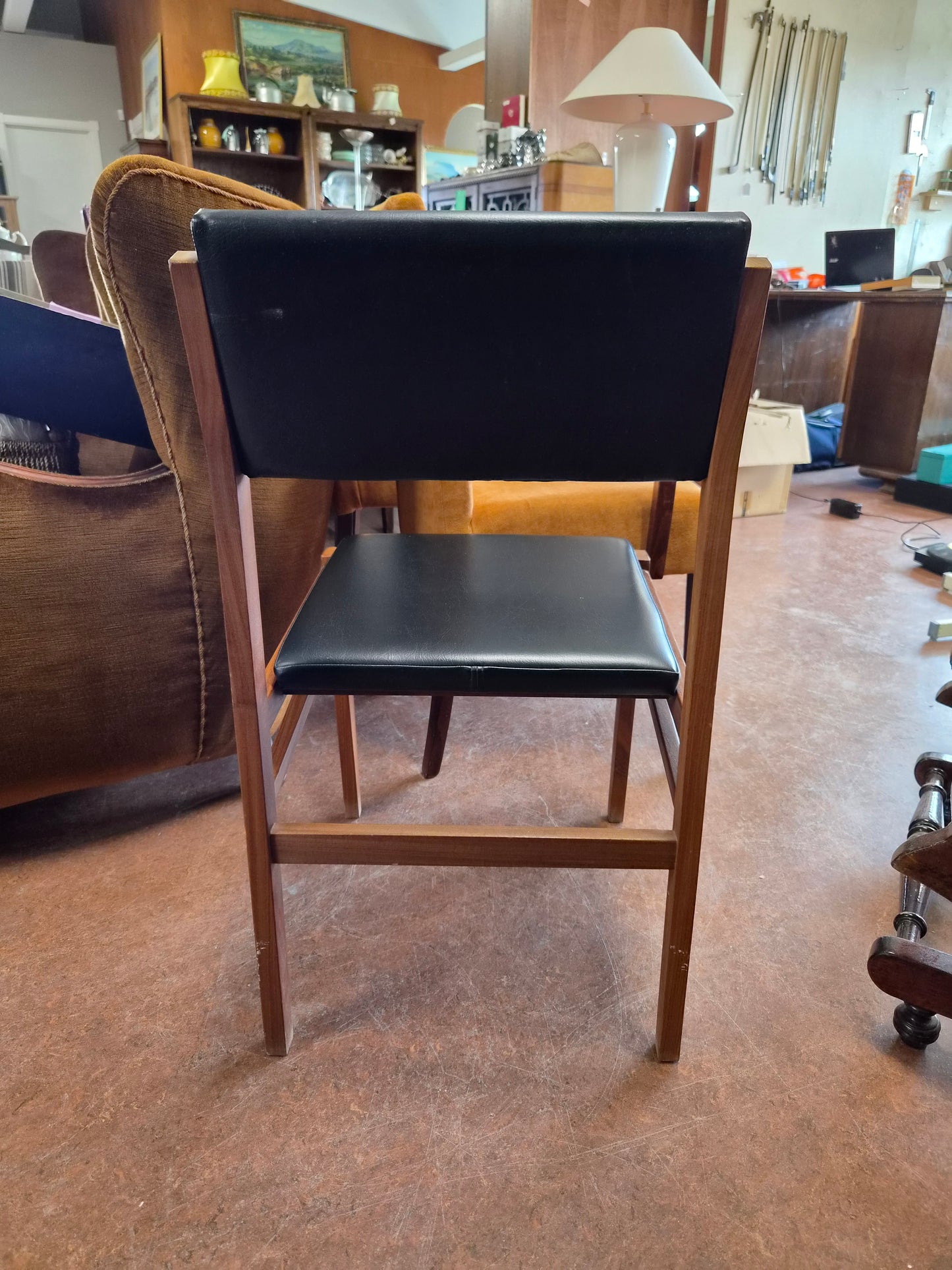 Vintage tekk borðstofustóll (1950-1960), Brødrene Sørheim Møbelfabrikk AS
