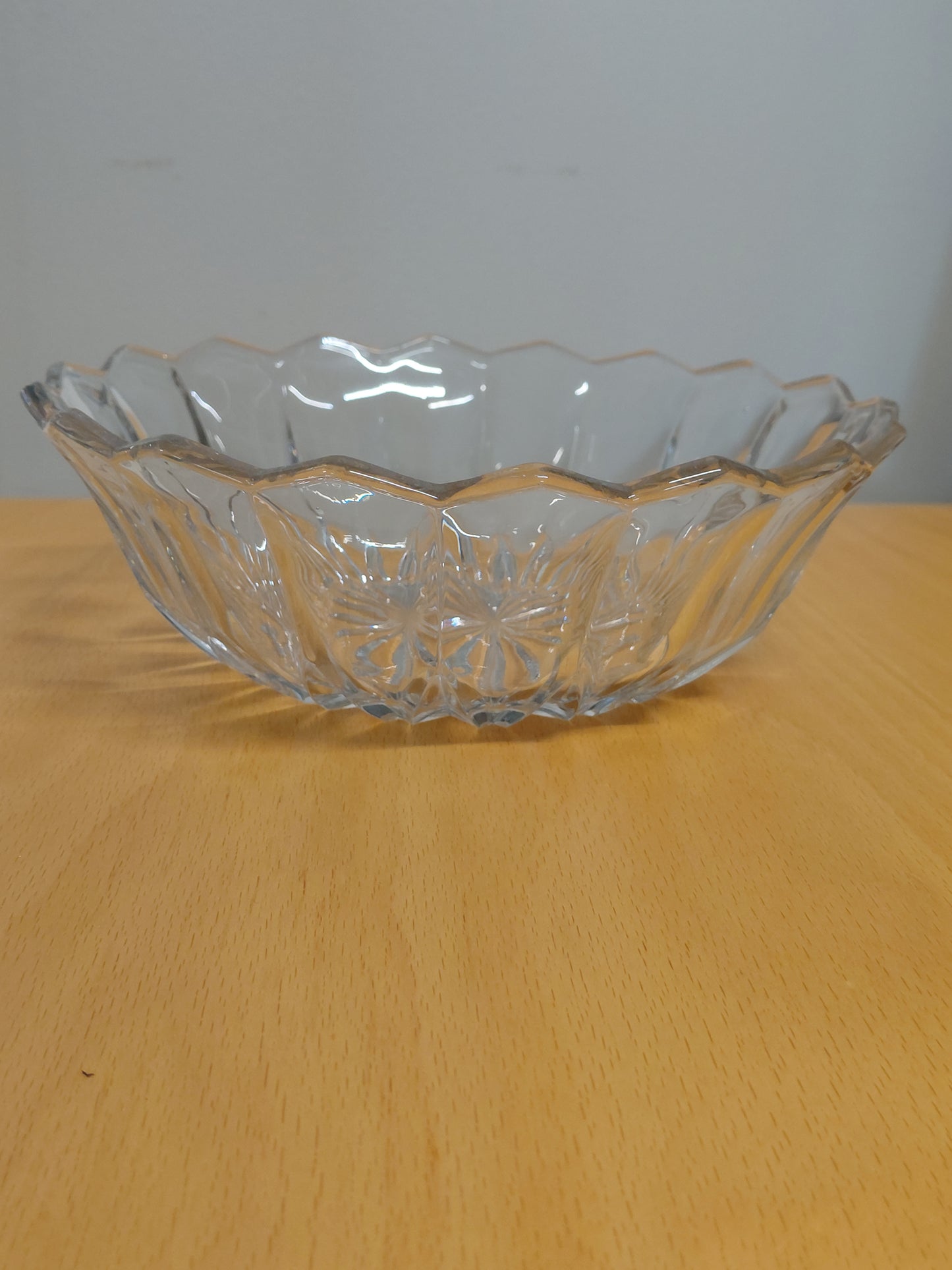 Vintage gler skál (Ø22cm), Vintage