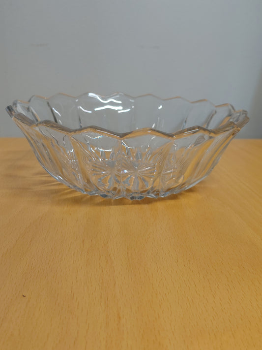 Vintage gler skál (Ø22cm), Vintage