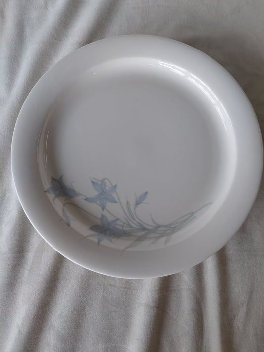 Postulíns matardiskar Ø26 cm ""Arctica Sinikello/Bluebell" línan (seljast stakir), Arabia (Finland)