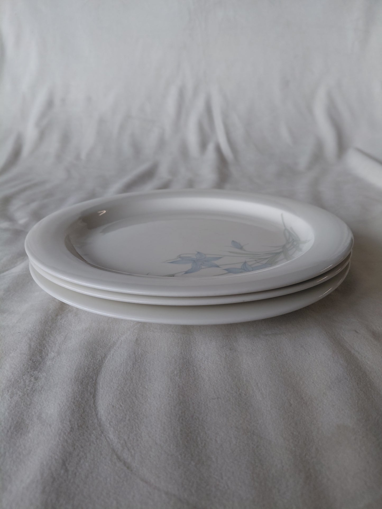 Postulíns forréttadiskar Ø23.5 cm ""Arctica Sinikello/Bluebell" línan (seljast stakir), Arabia (Finland)