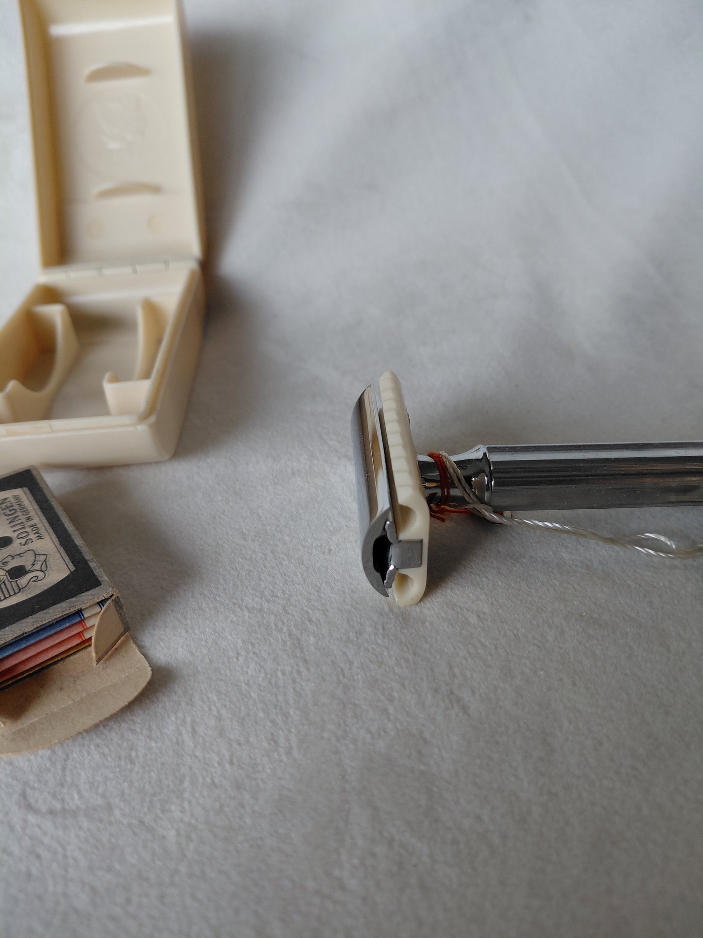 Blautraksturs rakvél Model 600 (1950-1960) ónotað, Merkur Solingen