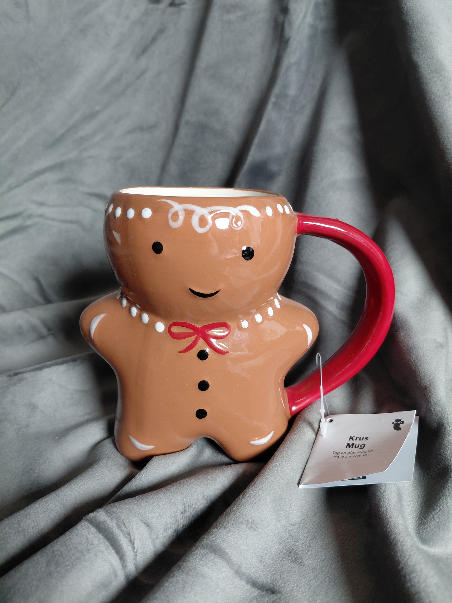 Piparkökustrákurinn bolli (Gingerbread man mug) ónotaður, Tiger