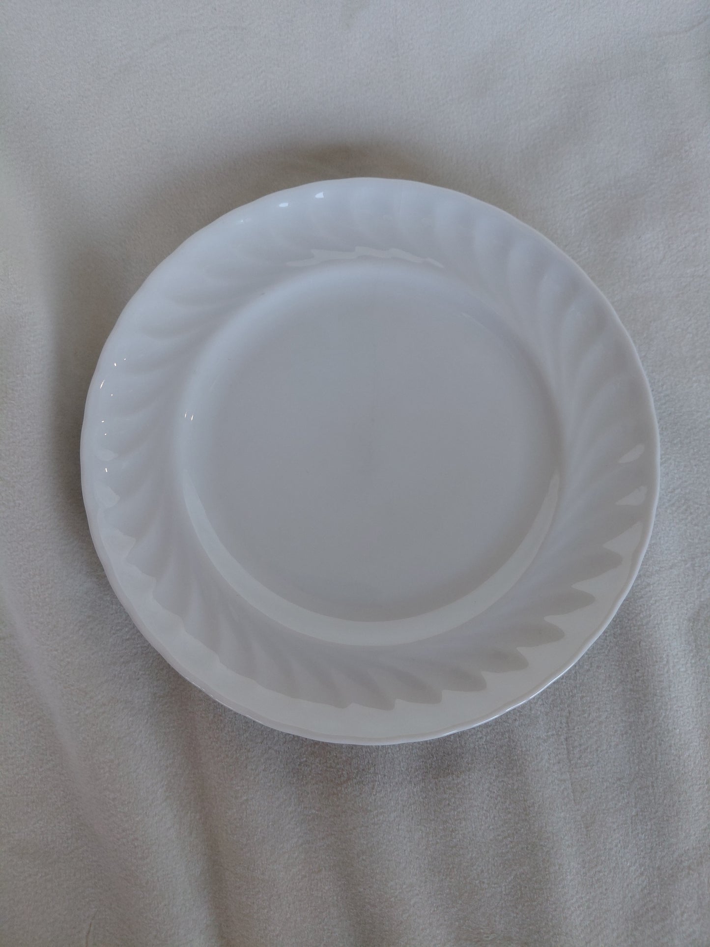Vintage hliðardiskar Swirl design (1960-1980) - Parið selst stakt, Porcelana Quinta Nova