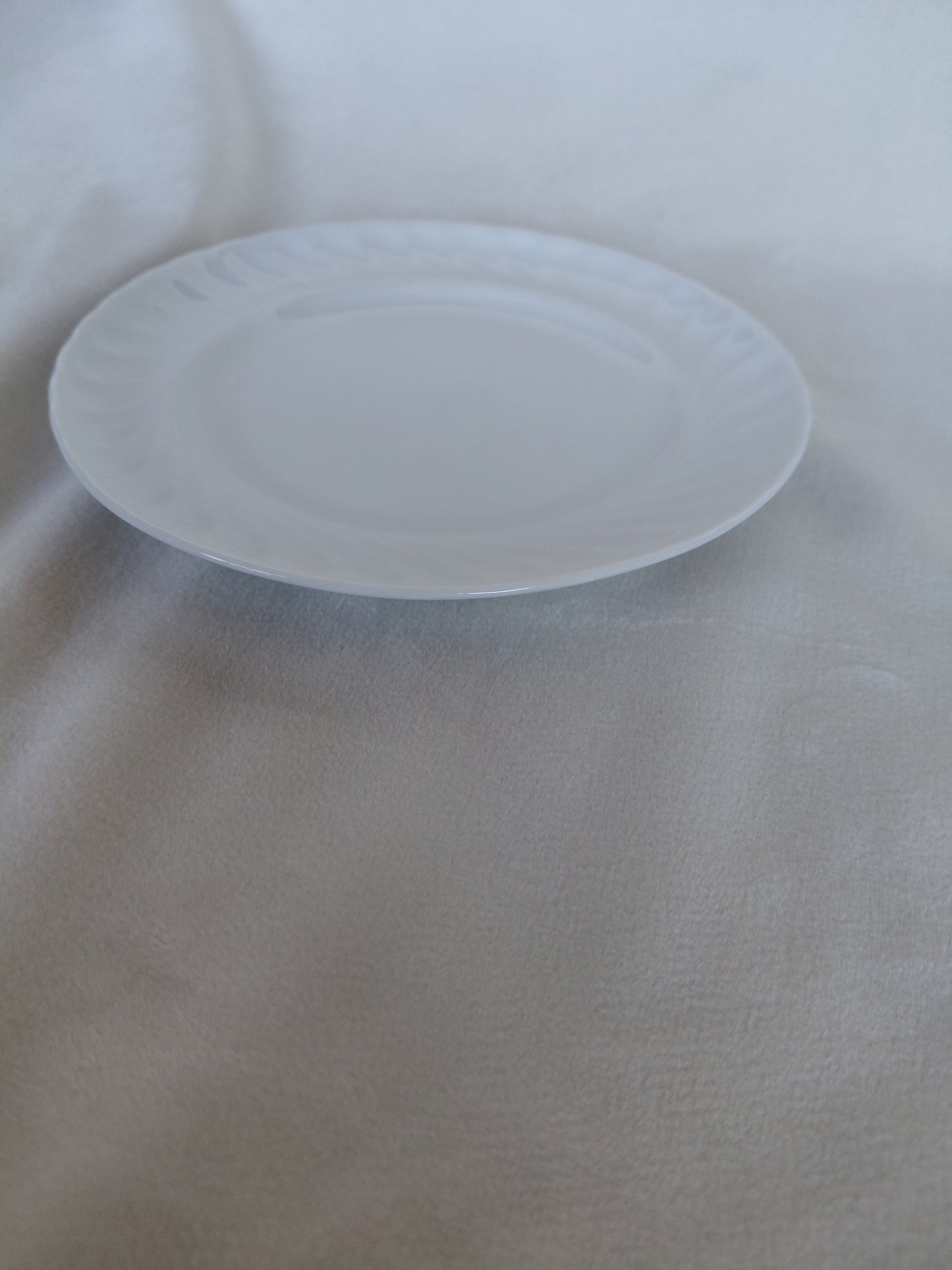 Vintage hliðardiskar Swirl design (1960-1980) - Parið selst stakt, Porcelana Quinta Nova