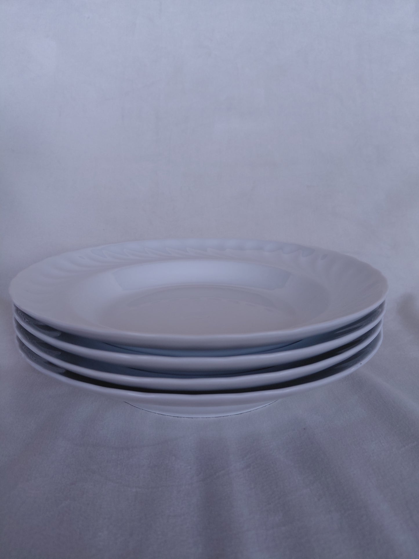 Vintage súpudiskar Swirl design (1960-1980) - Seljast stakir, Porcelana Quinta Nova