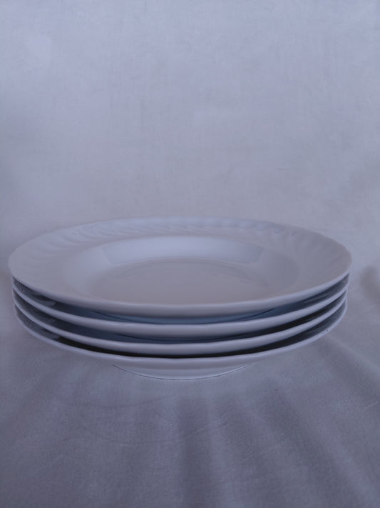 Vintage súpudiskar Swirl design (1960-1980) - Seljast stakir, Porcelana Quinta Nova
