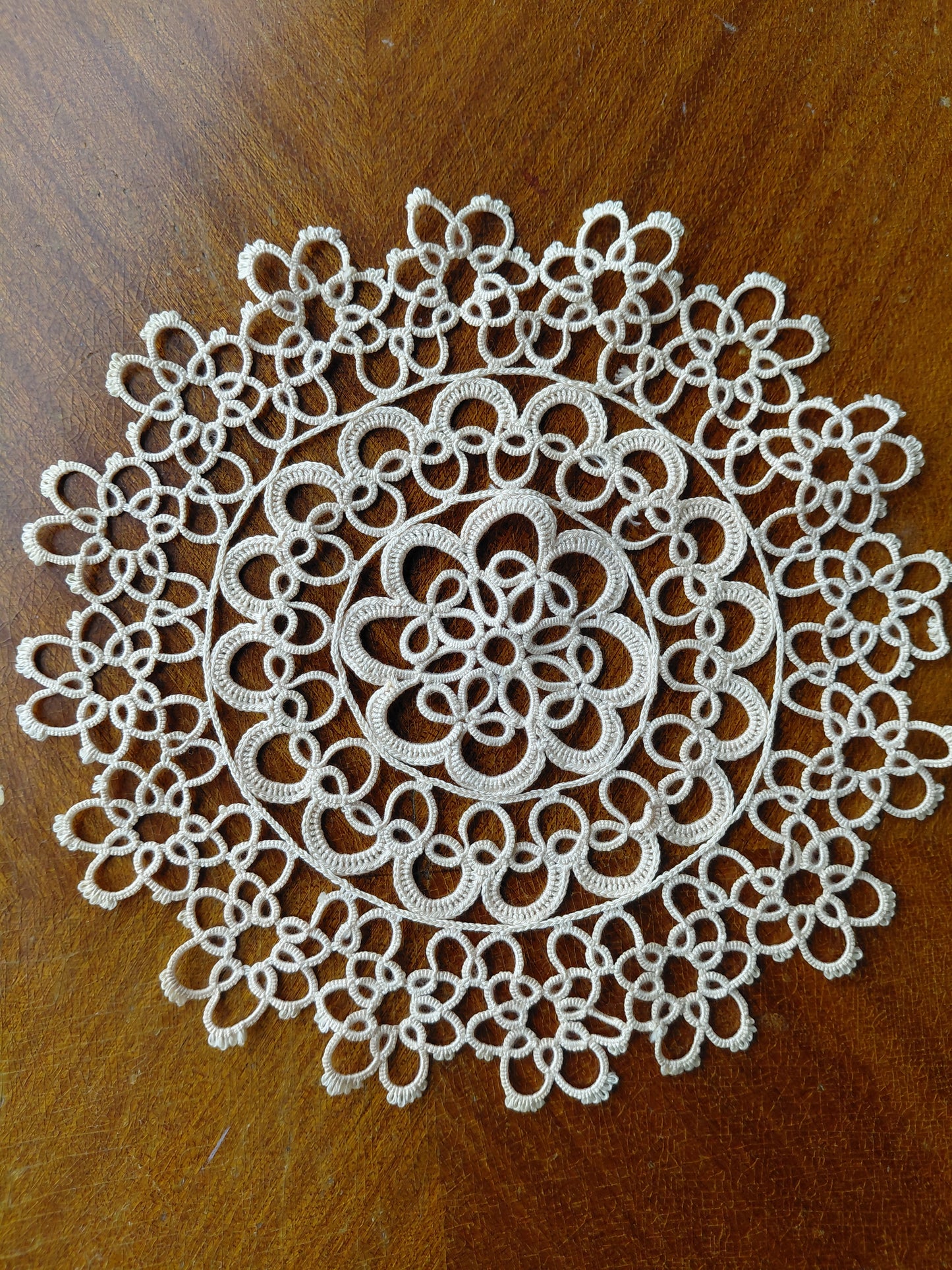 Heklaður dúkur (Ø19.5 cm), Vintage