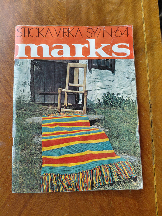 Hekl & prjónauppskriftir  Sticka Virka SY/nr 64 (1972), Marks