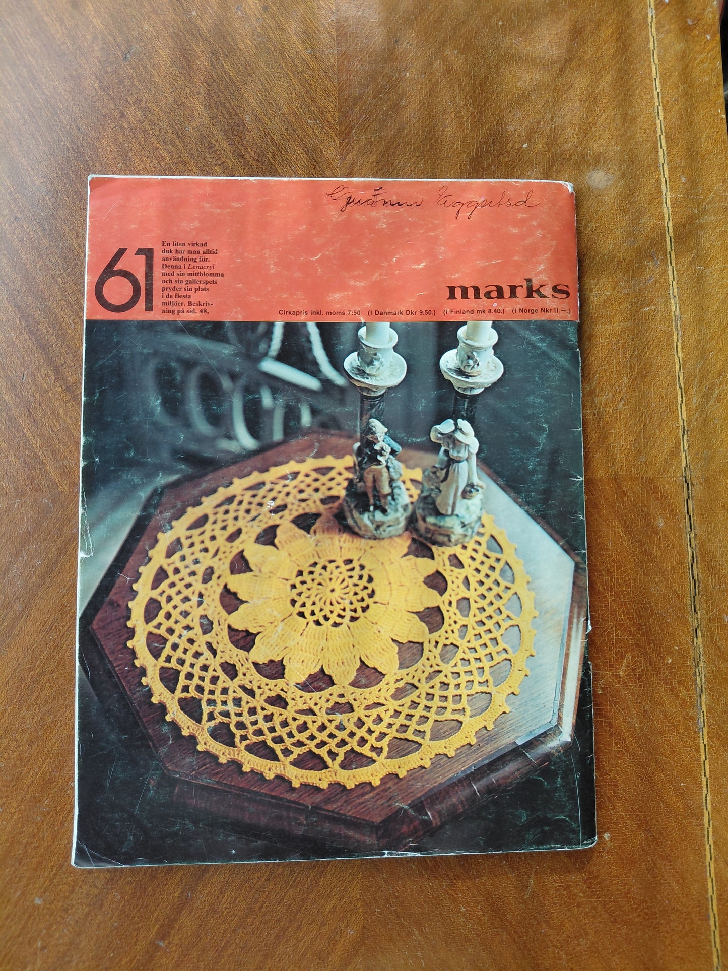 Hekl & prjónauppskriftir  Sticka Virka SY/nr 64 (1972), Marks