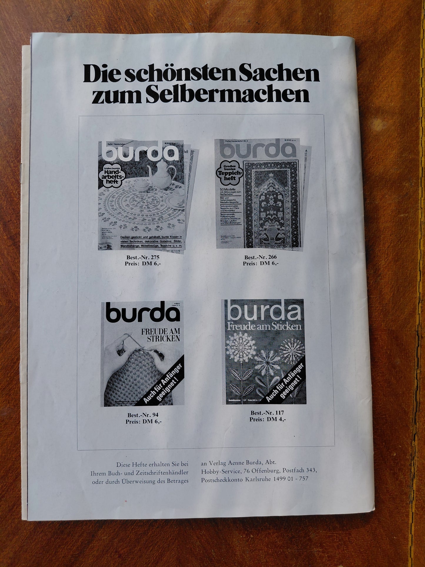 Útsaumsuppskriftir  (2018), Burda