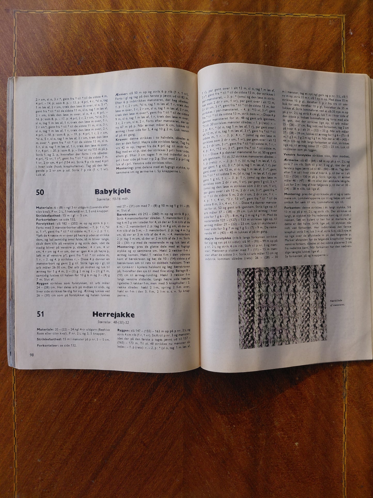 Prjónauppskriftir danskt Alt for damerne nr. 35A (1961-1962), BWT Strikkebog