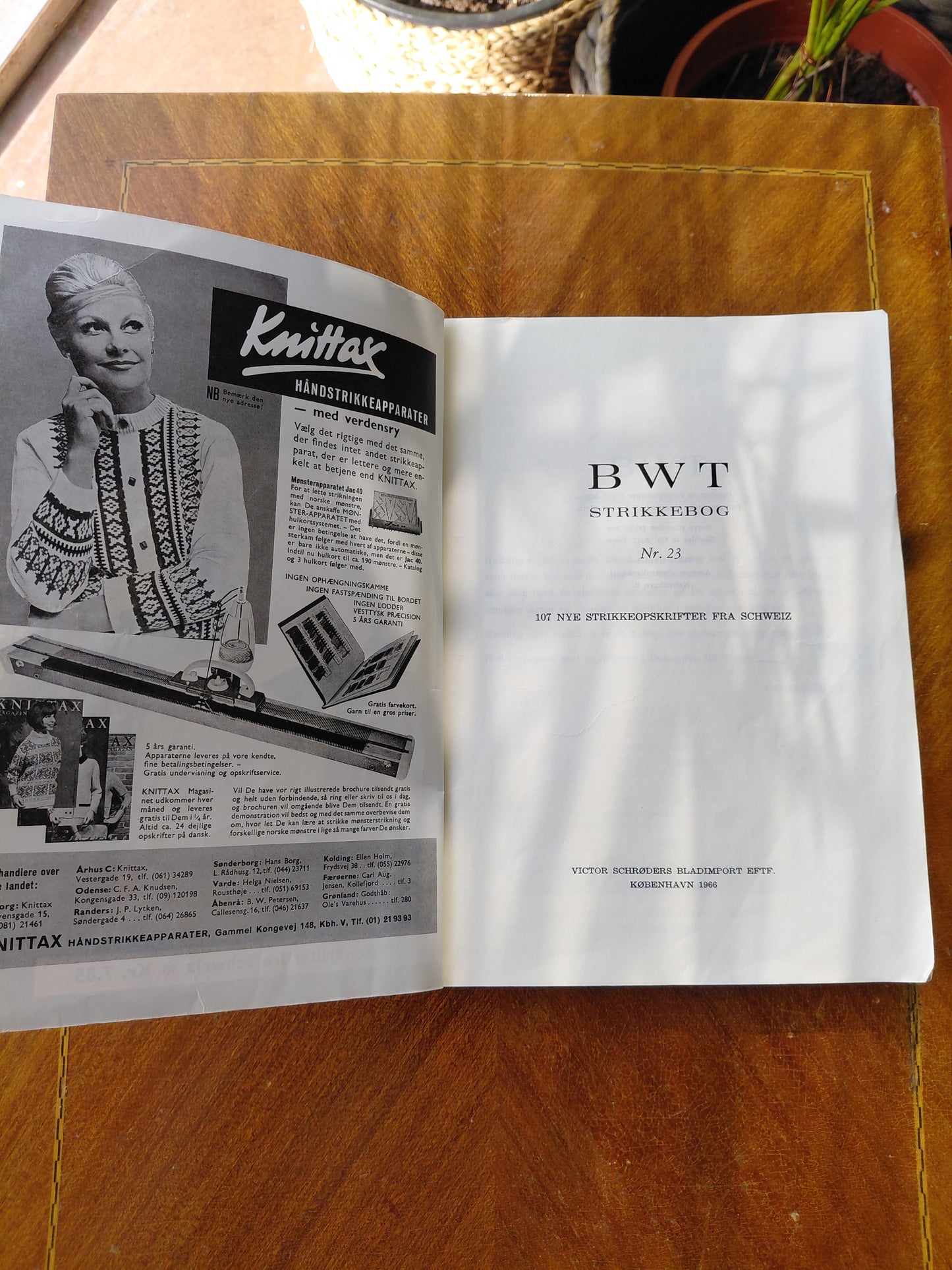 Prjónauppskriftir danskt nr. 23 (1966), BWT Strikkebog
