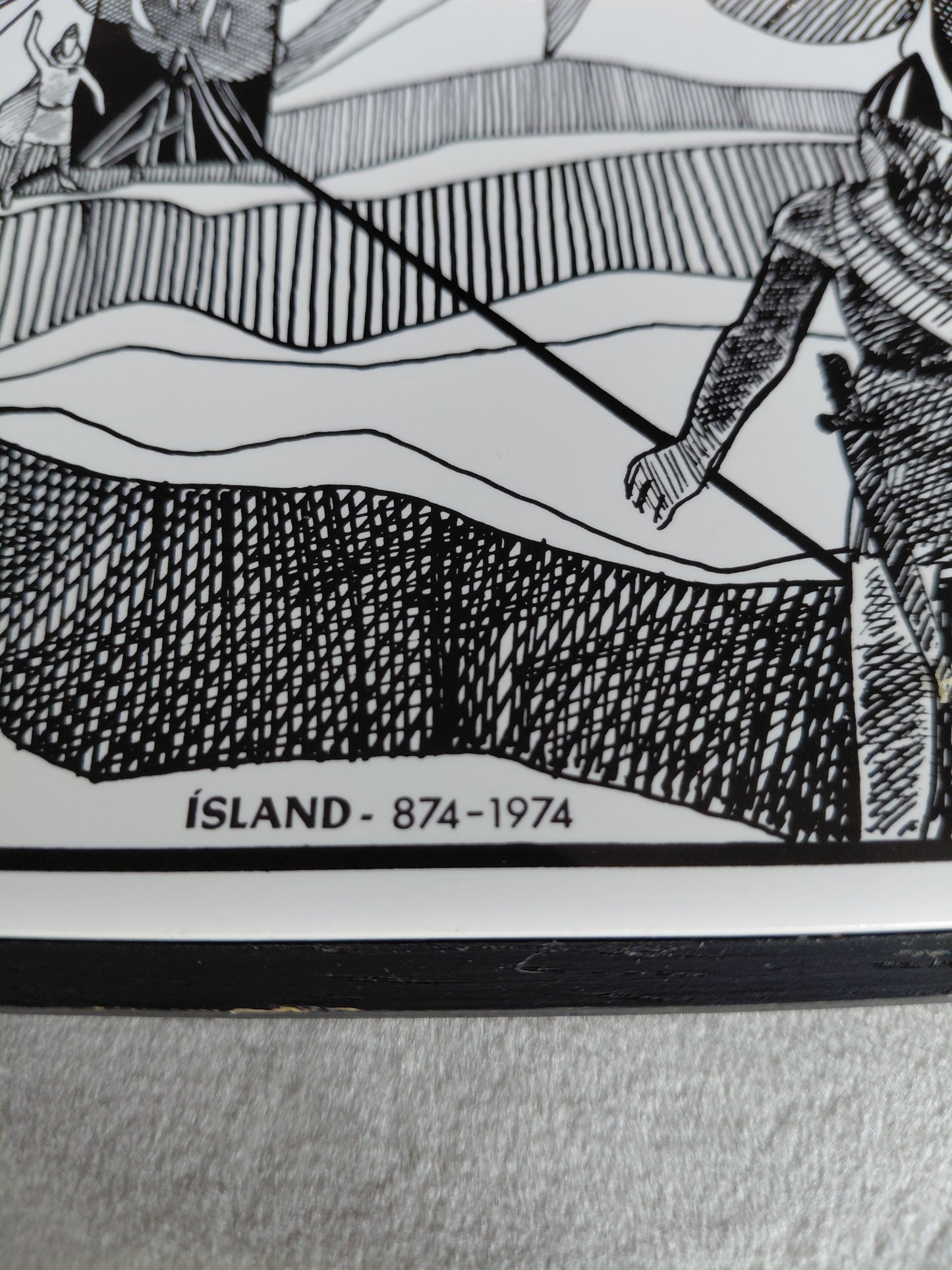 Veggplatti 1100 ára afmæli Íslandsbyggðar árið 1974, Einar Hákonarson