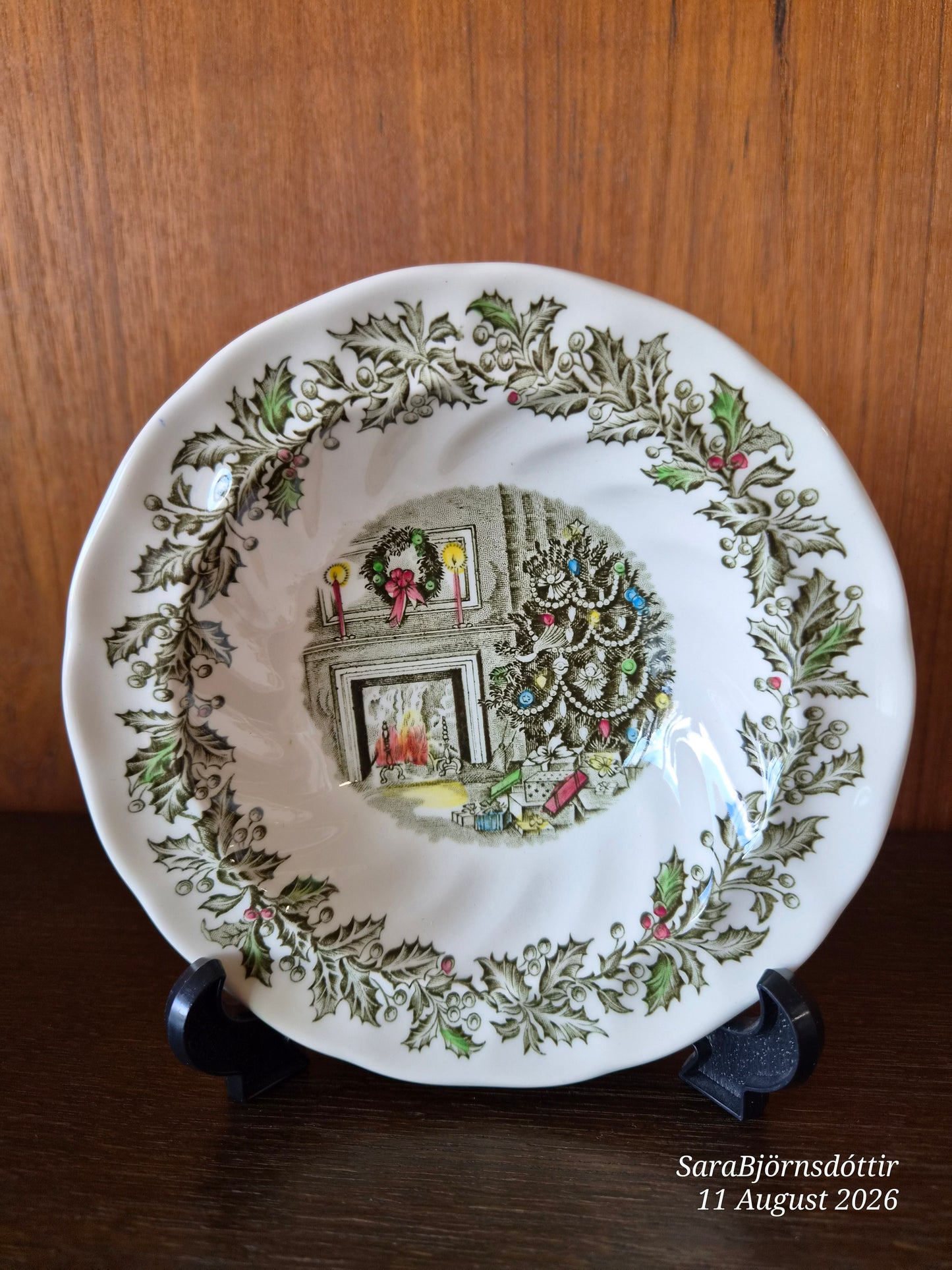 Jóla skál  16 cm þverámál, Johnson bros