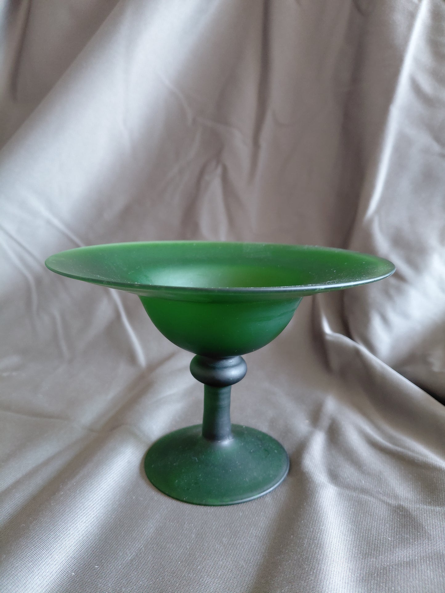 Skál á fæti Ø15.5 cm (1970-1990), Sherekat Art Glass