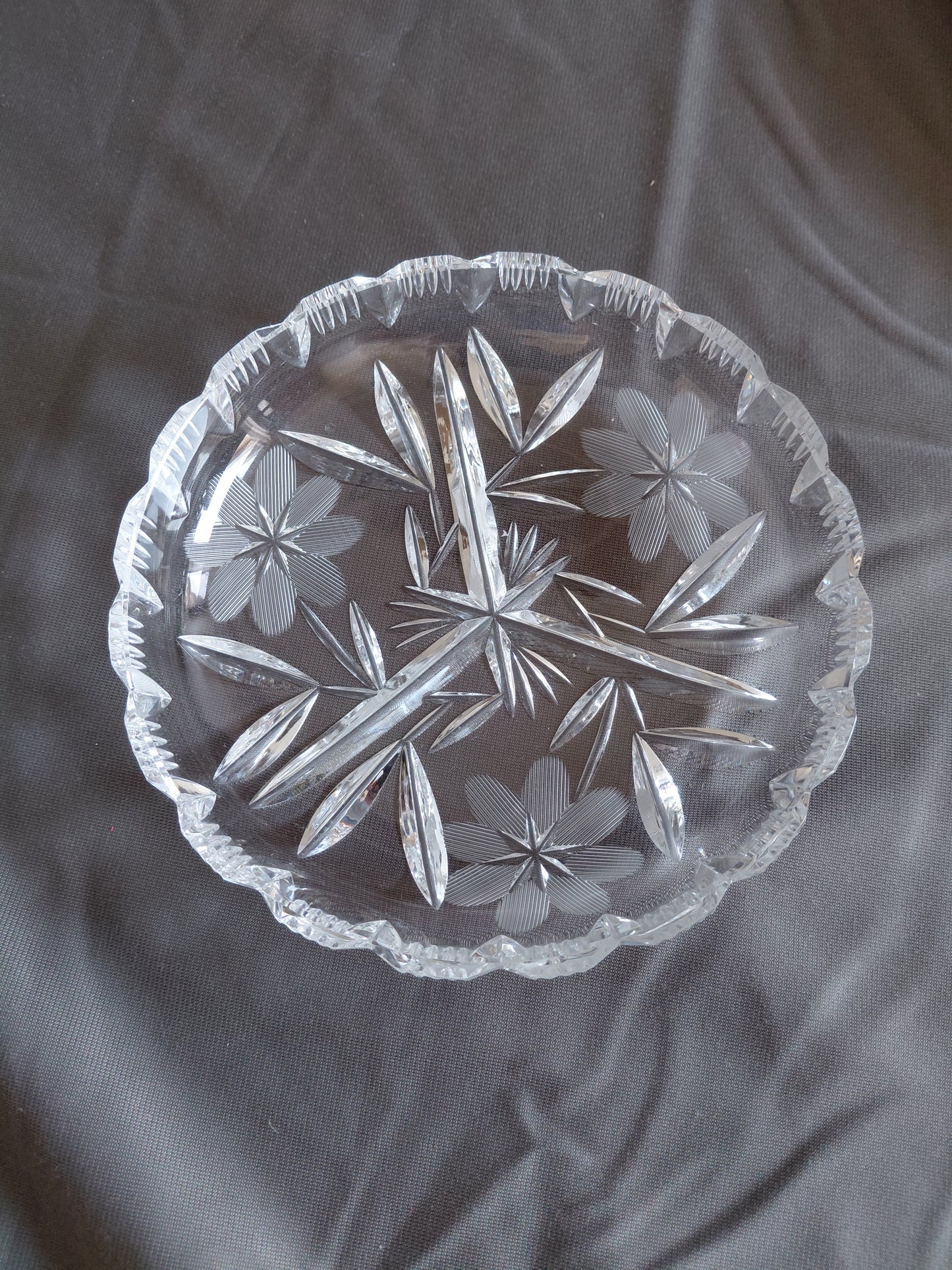 Vintage kristal skálar - seljast stakar Ø14.5 cm (1950-1980)