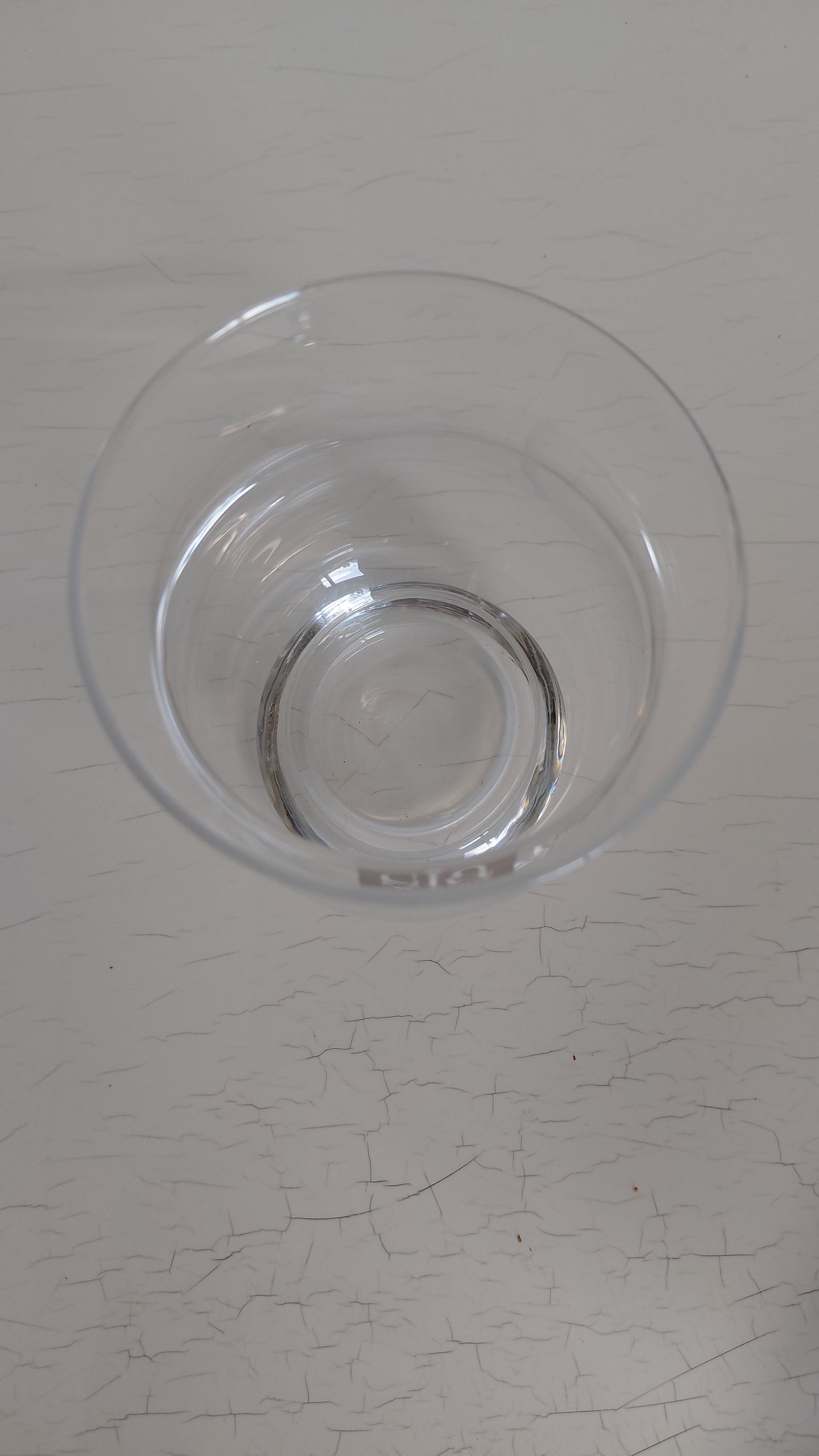 Kúpull kertastjaki h11 cm, Gler, Sia