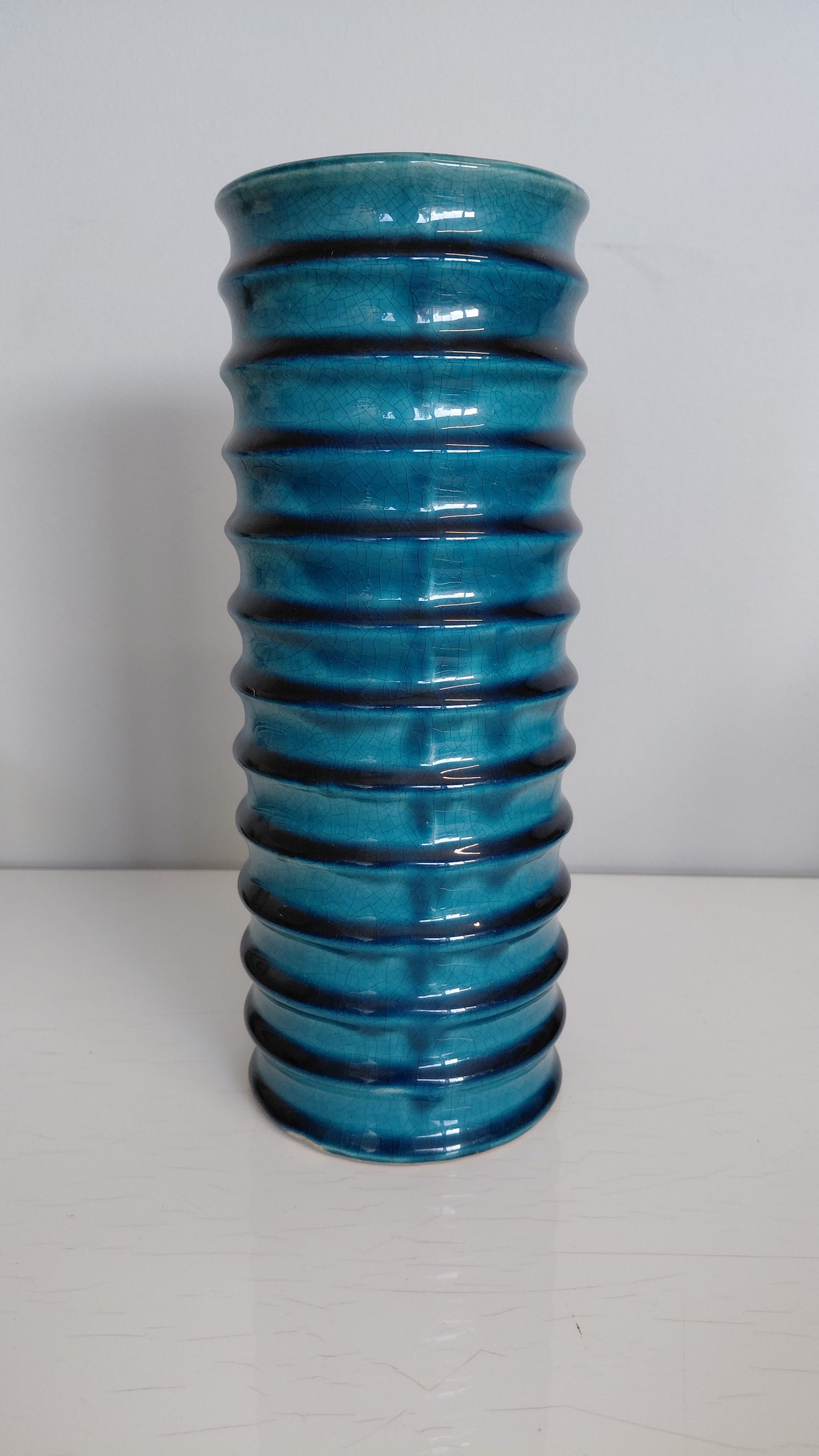 Sívalur blómavasi h26.5 cm