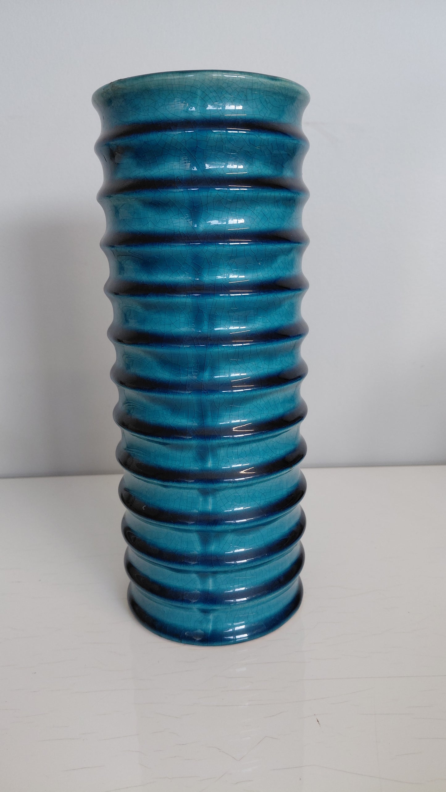 Sívalur blómavasi h26.5 cm