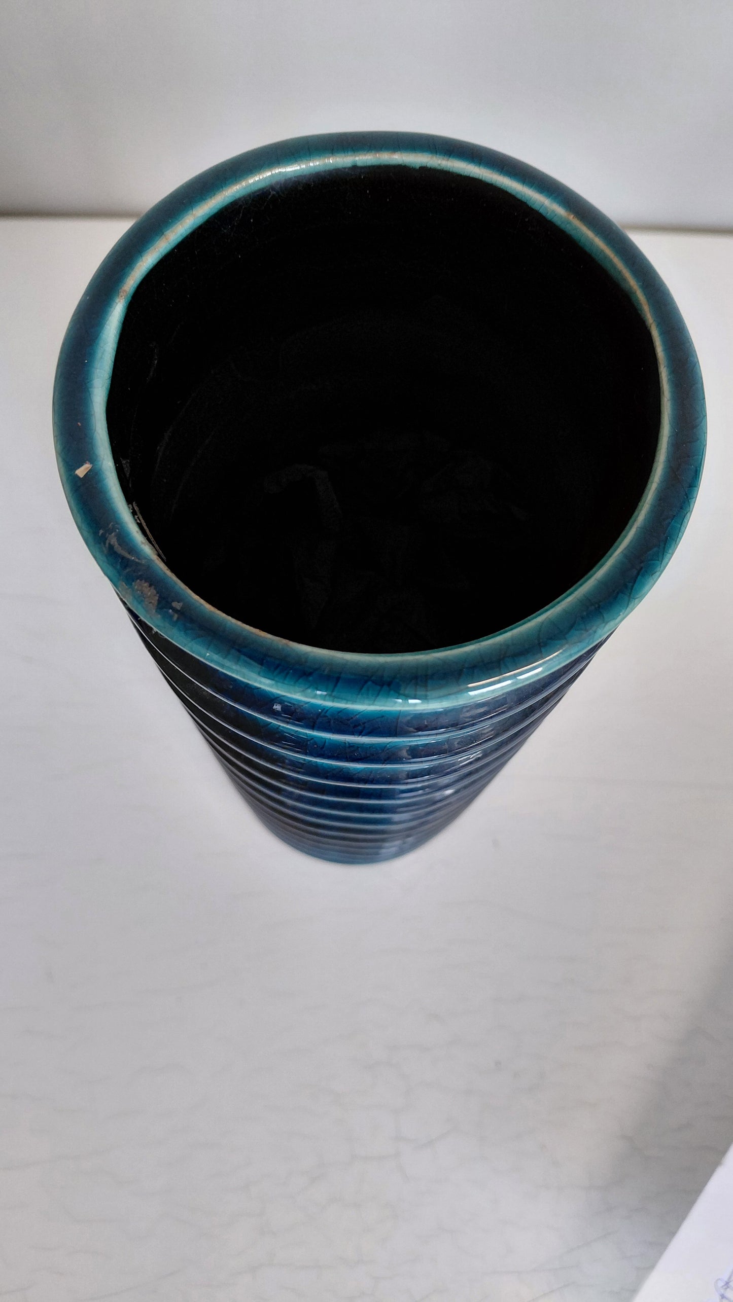 Sívalur blómavasi h26.5 cm