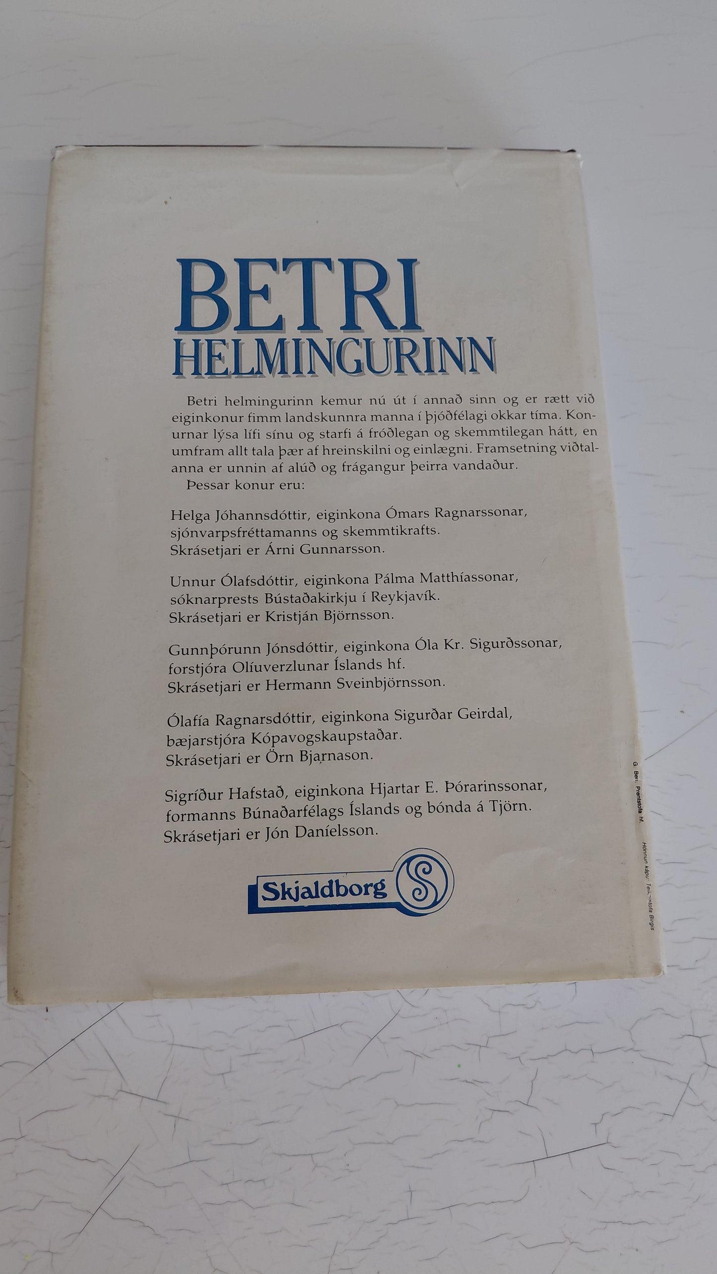 Betri helmingurinn (1990), Kristján Björnsson