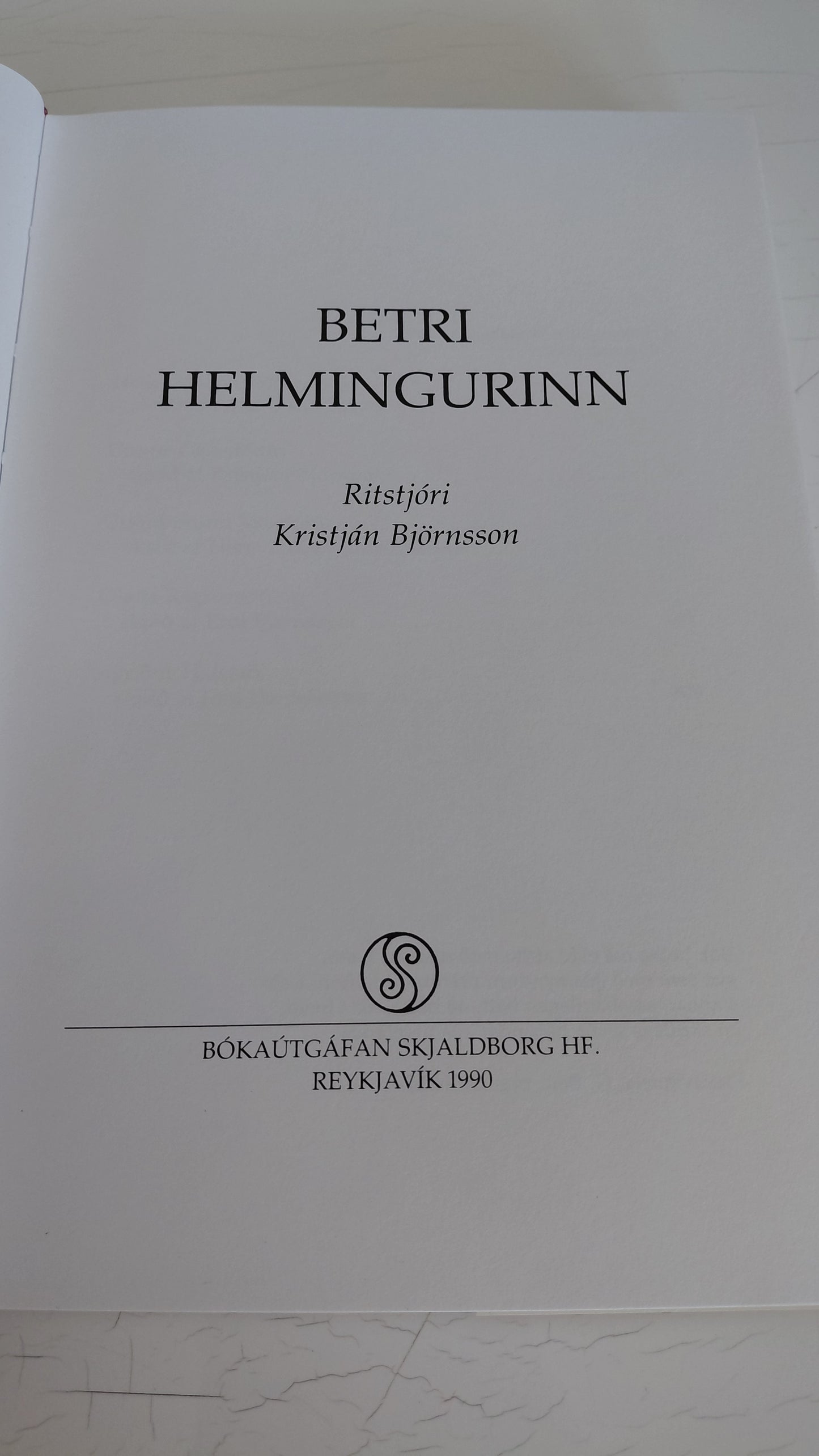 Betri helmingurinn (1990), Kristján Björnsson
