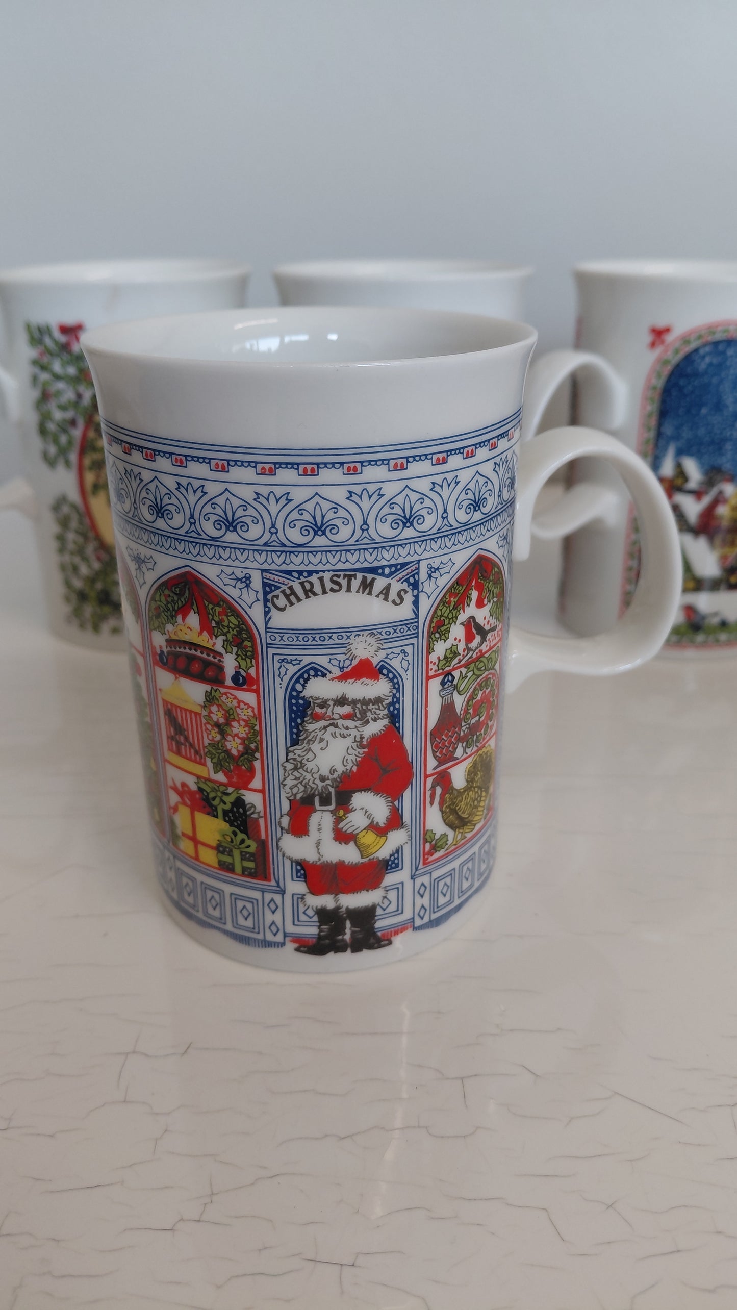 Vintage jólakönnur 4 stk í pakka (1980-1990), Dunoon
