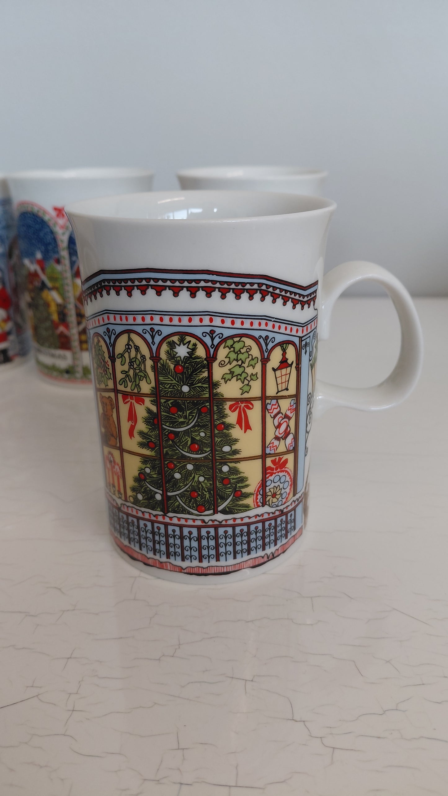 Vintage jólakönnur 4 stk í pakka (1980-1990), Dunoon