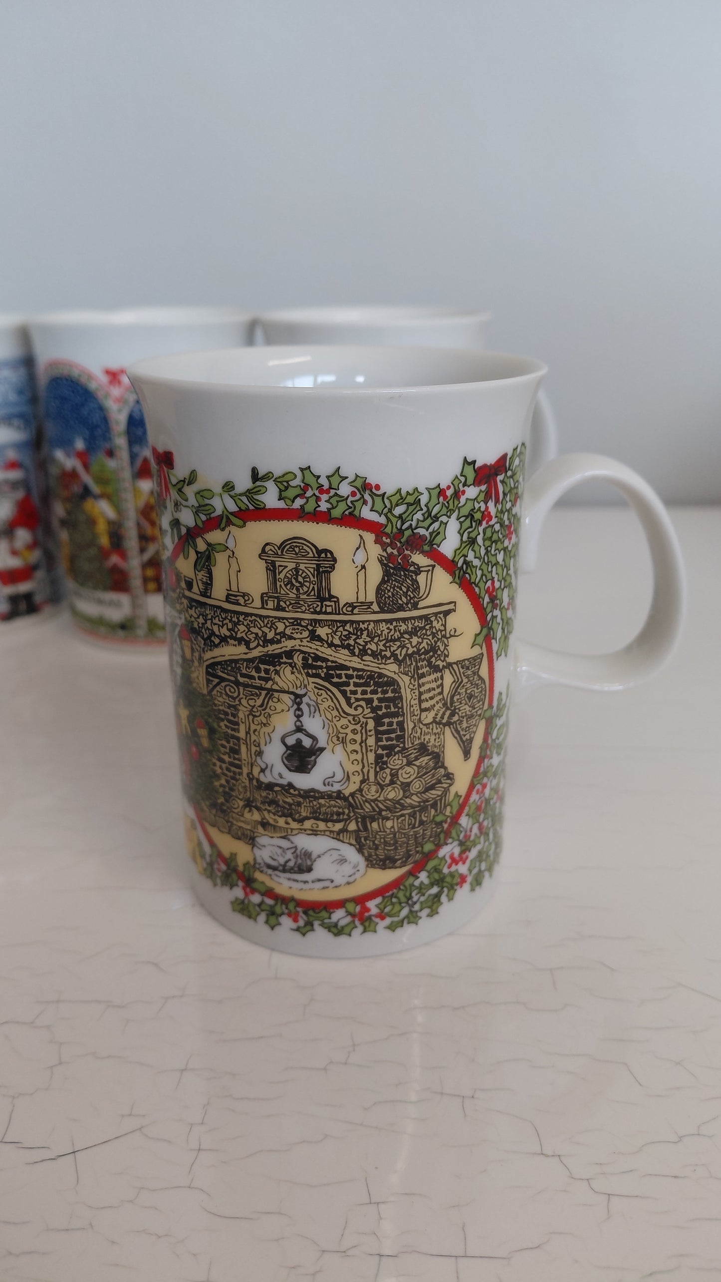 Vintage jólakönnur 4 stk í pakka (1980-1990), Dunoon