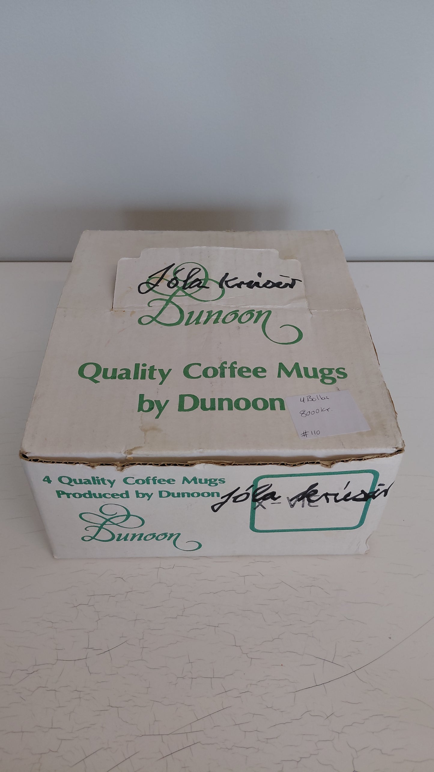 Vintage jólakönnur 4 stk í pakka (1980-1990), Dunoon