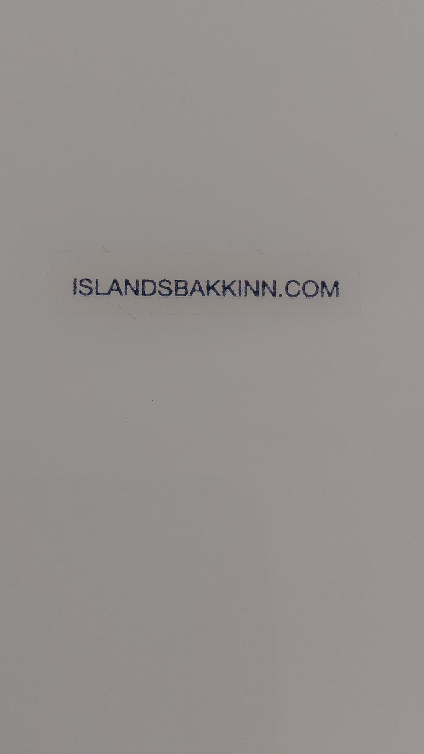 Íslandsbakki, Íslandsbakkinn.com