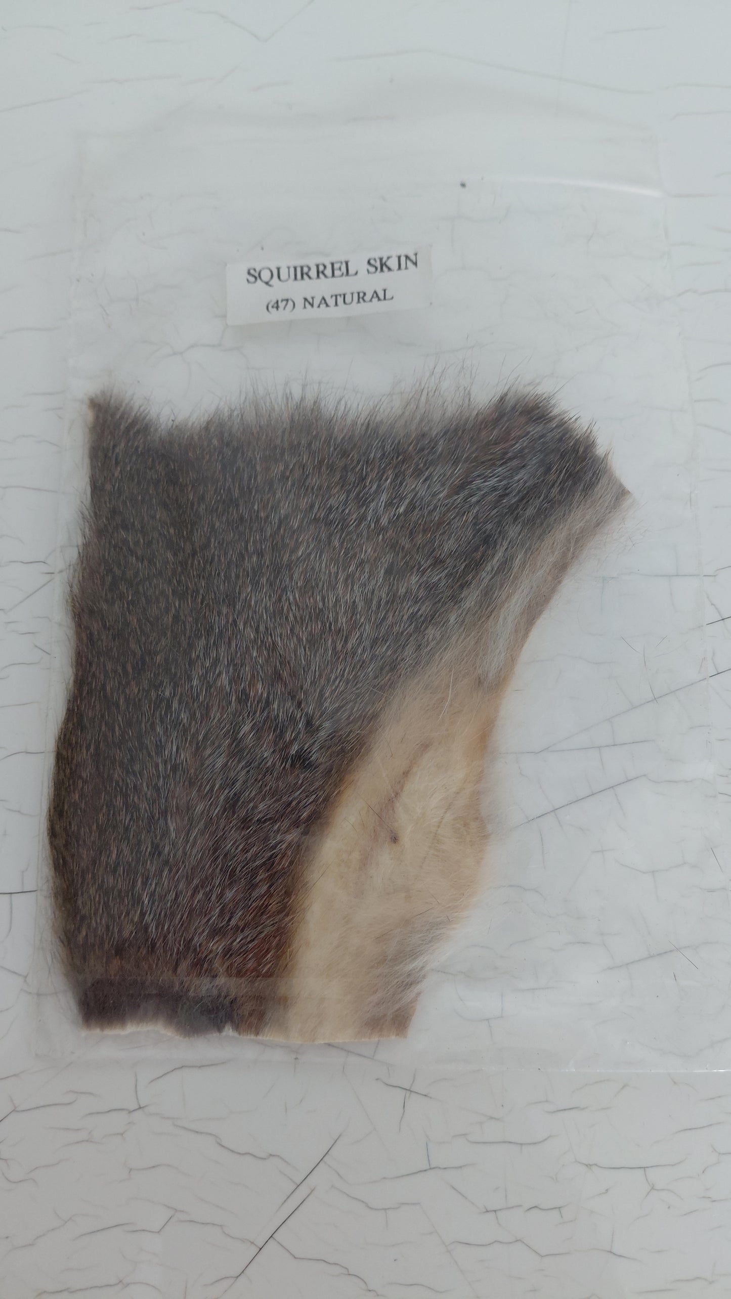 Fluguhnýtingar - íkornaskinnsbútur